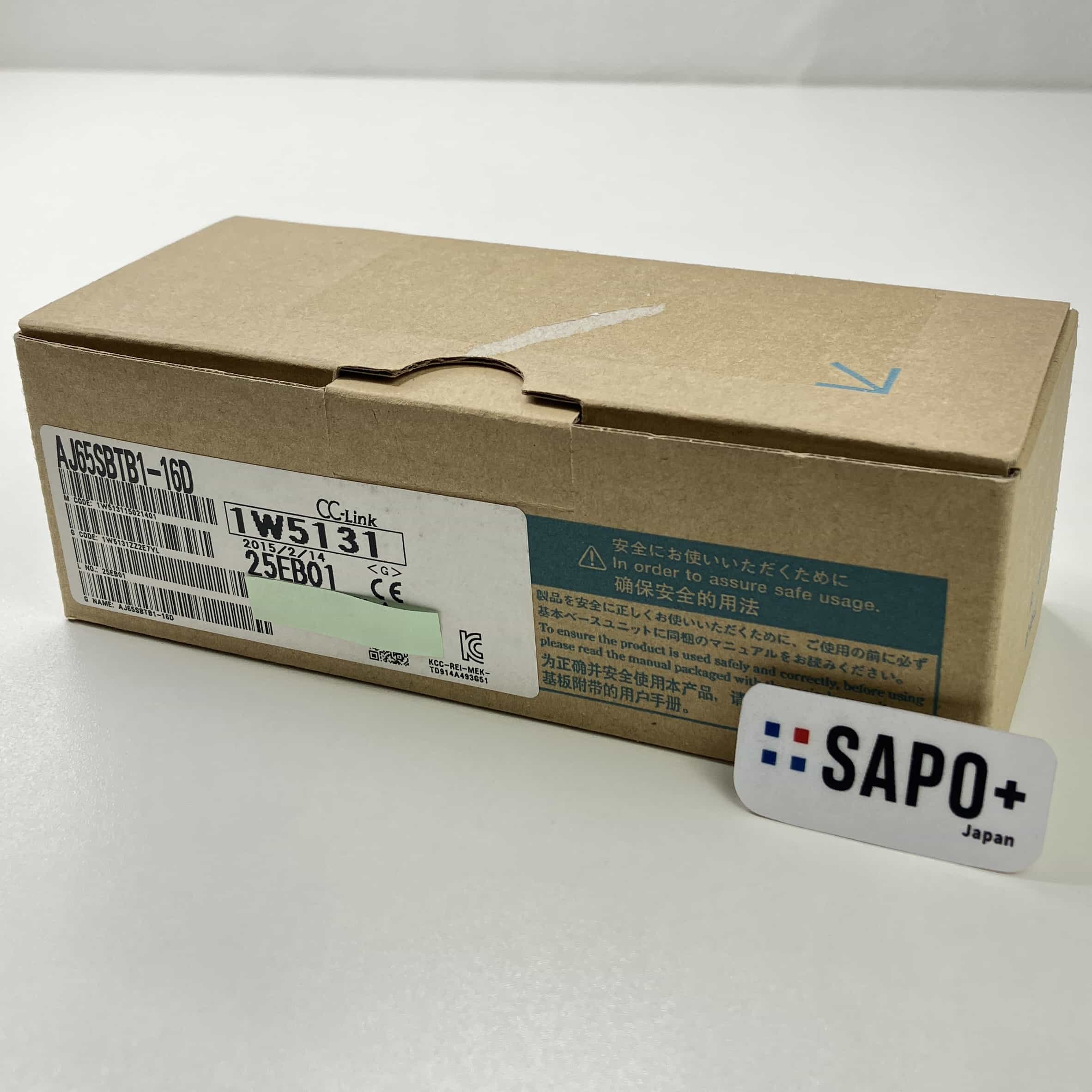 AJ65SBTB1-16D 2015年製 CC-Link小形タイプリモートI/Oユニット（入出力混合） 三菱電機