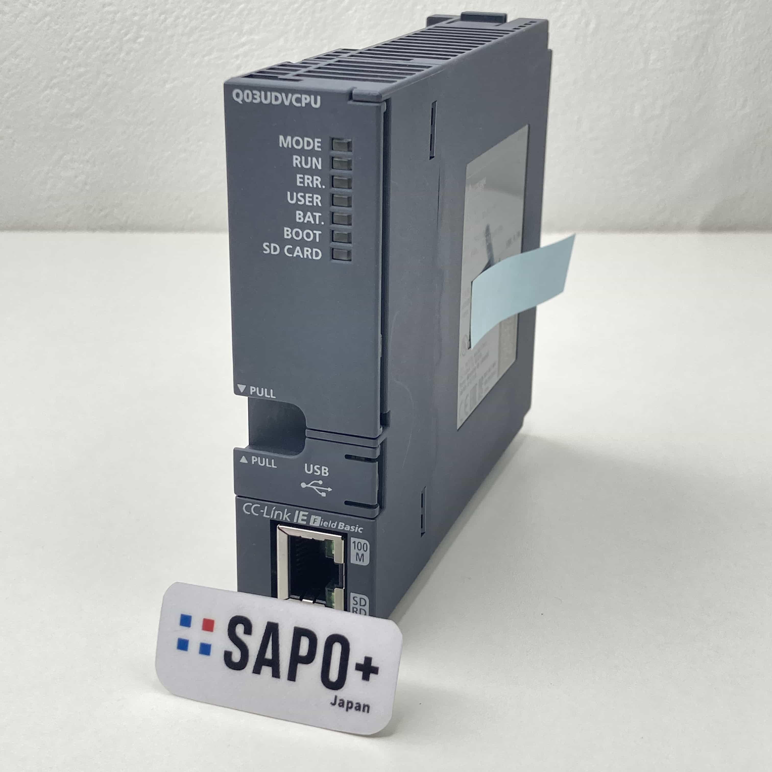 Q03UDVCPU 2017年製 動作確認済 高速タイプユニバーサルモデルQCPU 三菱電機