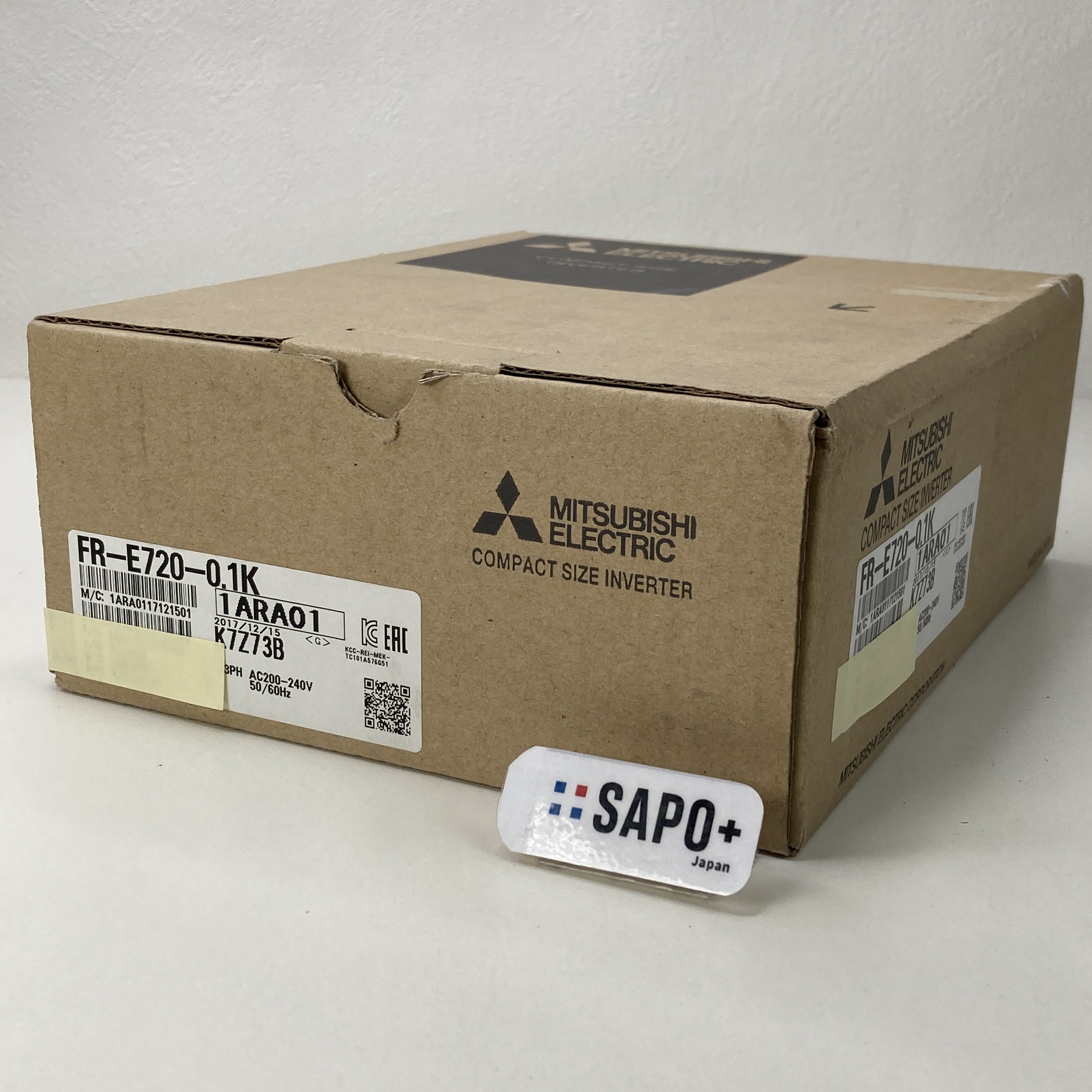 FR-E720-0.1K 2017年製 取説無 インバータ 三菱電機