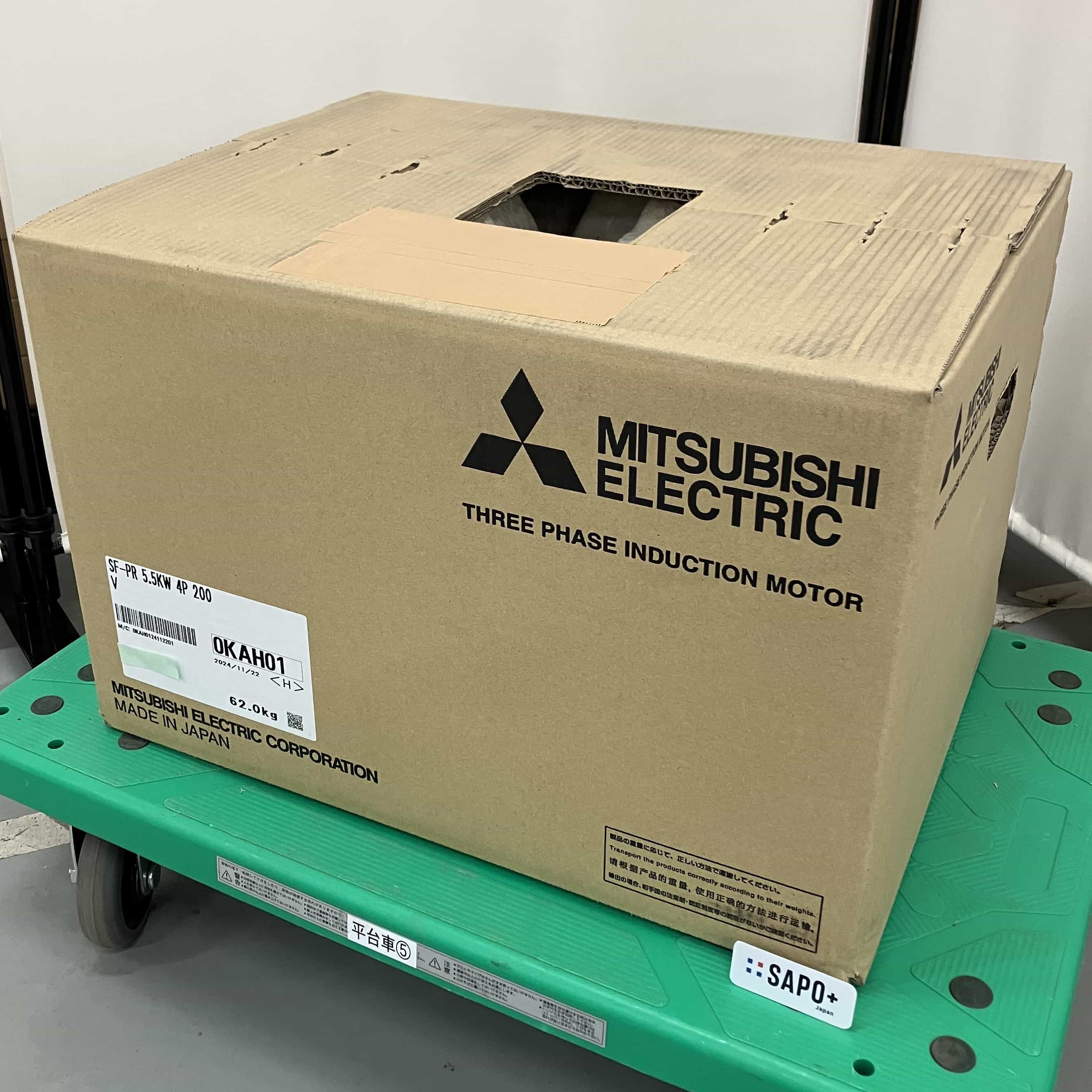 SF-PR 5.5KW 4P 200V 2024年製 三相高効率モータ（スーパーラインプレミアムシリーズ） 三菱電機