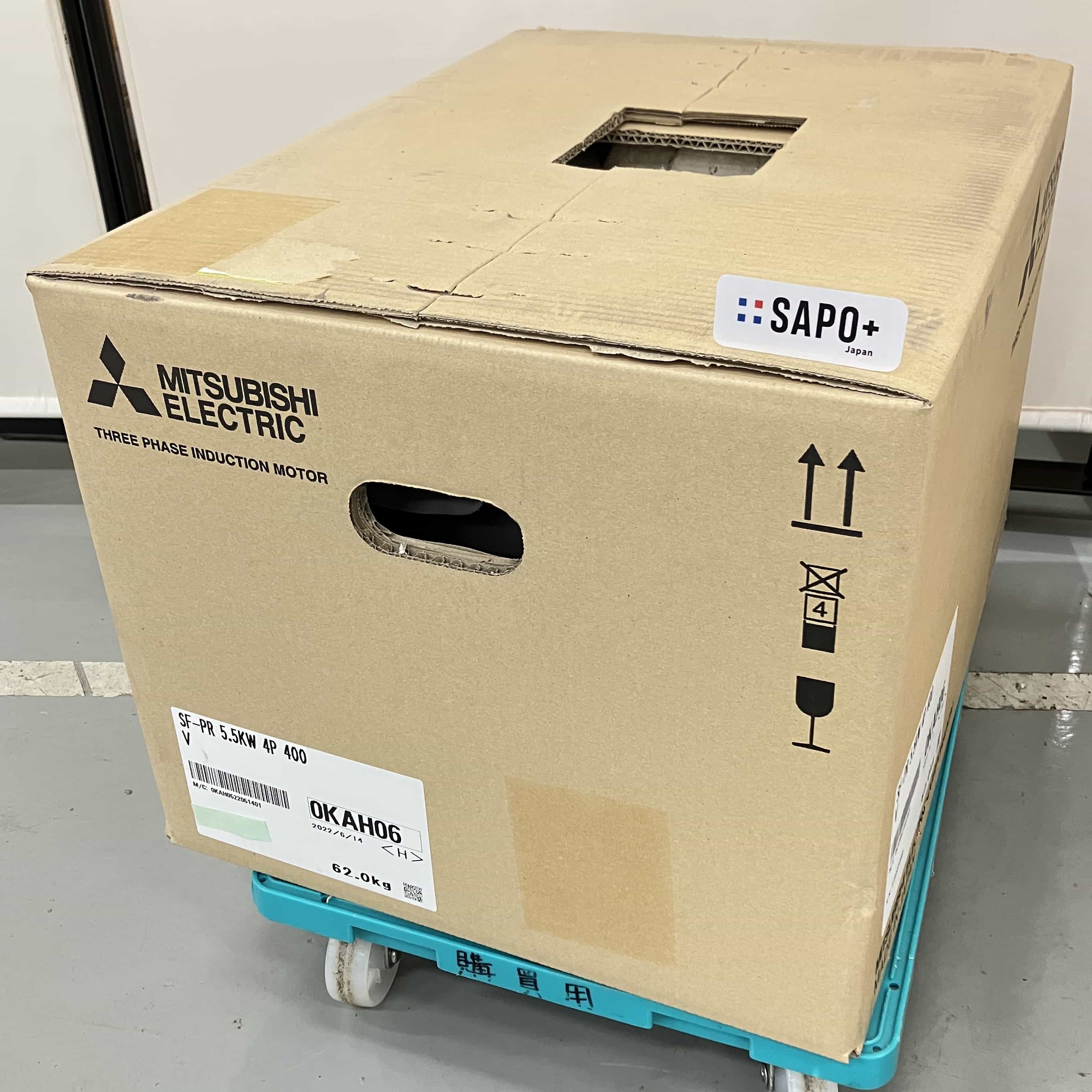 SF-PR 5.5KW 4P 400V 2022年製 三相高効率モータ（スーパーラインプレミアムシリーズ） 三菱電機