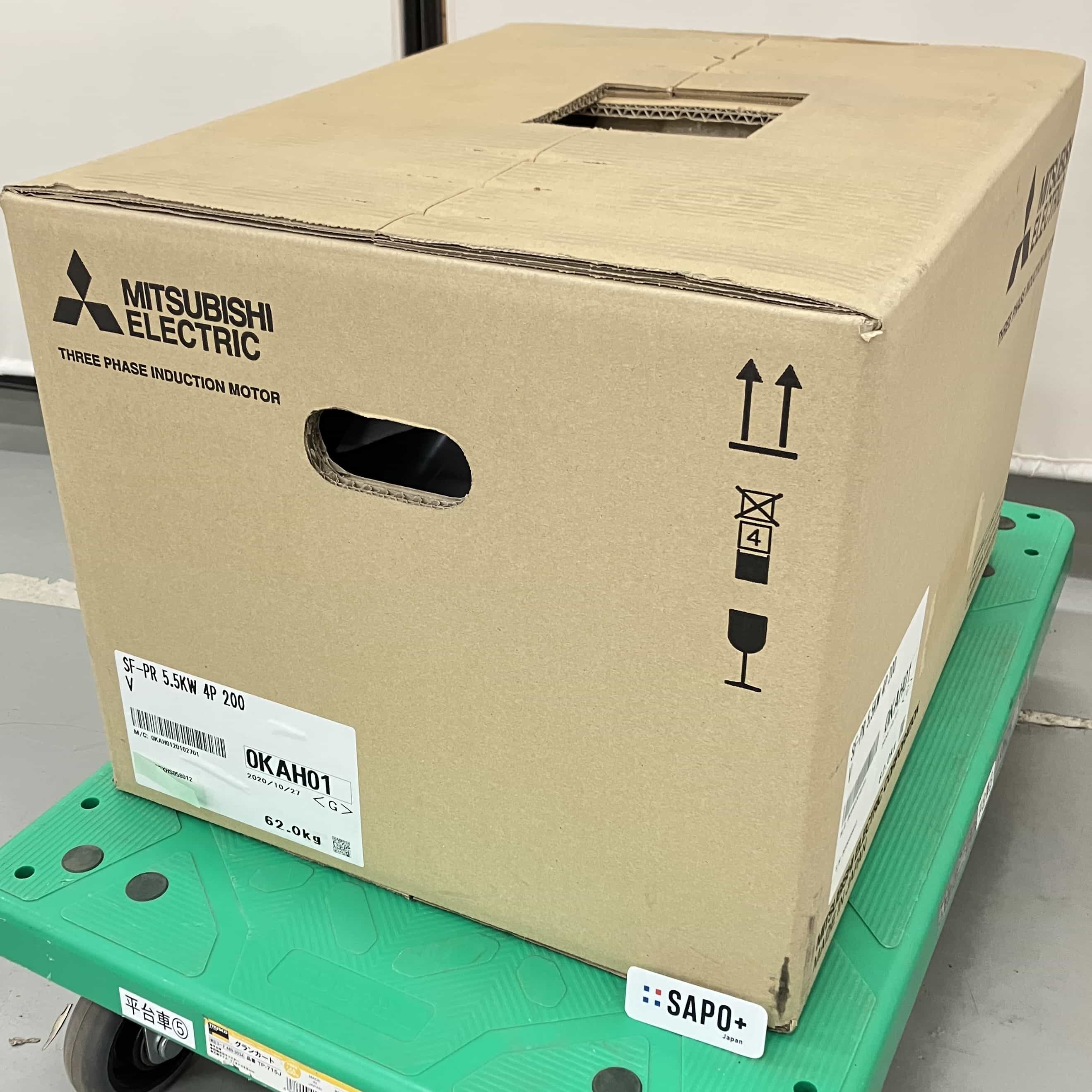 SF-PR 5.5KW 4P 200V 2020年製 三相高効率モータ（スーパーラインプレミアムシリーズ） 三菱電機