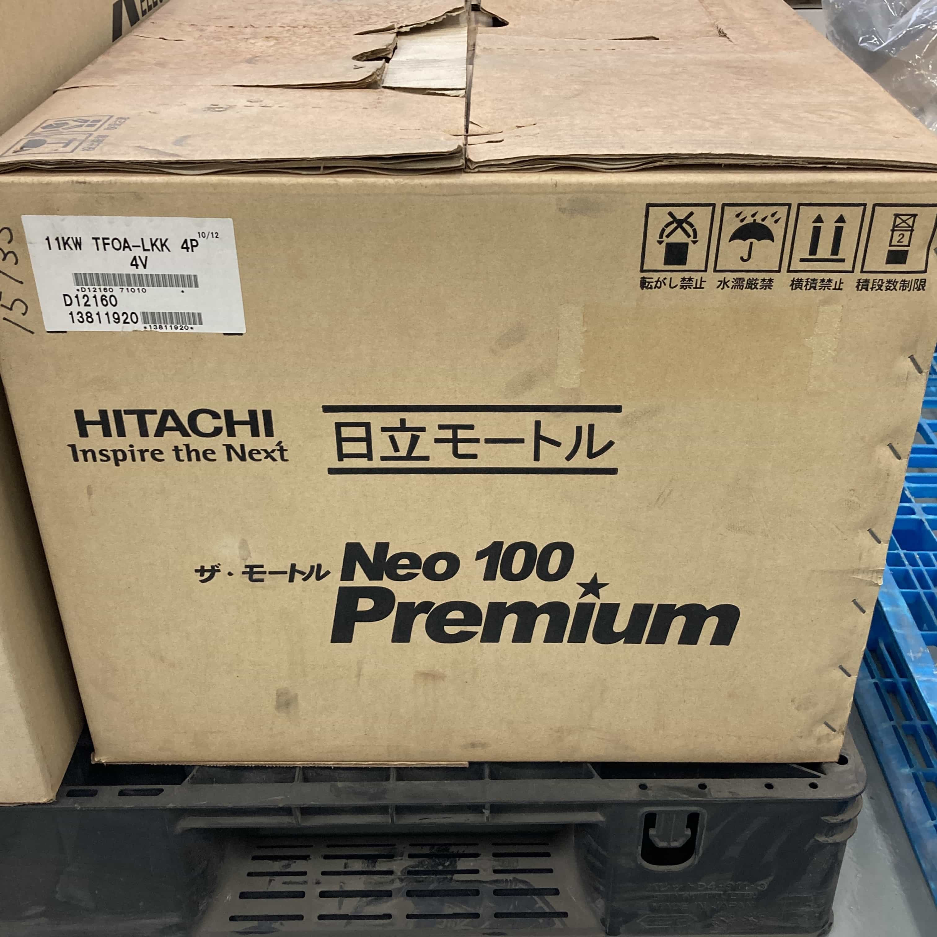 TFOA-LKK 11KW 4P 400V 三相モータ（日立製：屋外型） 日立