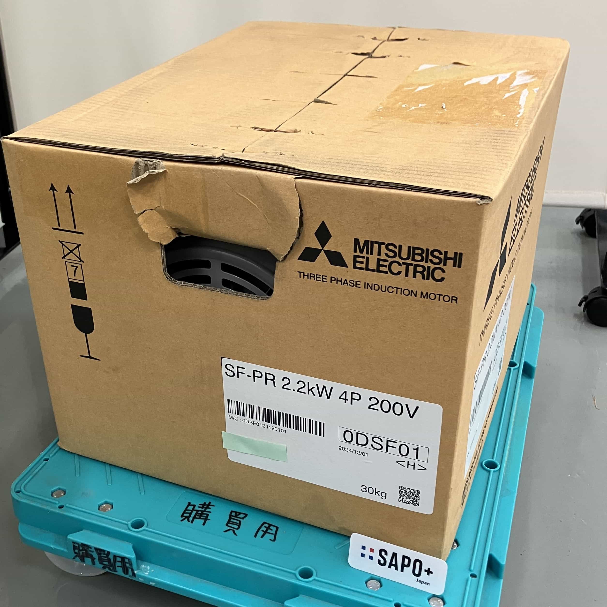 SF-PR 2.2KW 4P 200V 2024年製 三相高効率モータ（スーパーラインプレミアムシリーズ） 三菱電機