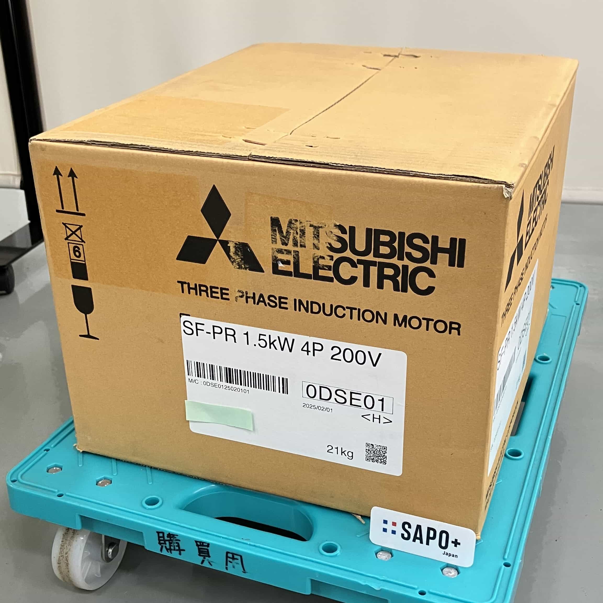 SF-PR 1.5KW 4P 200V 2025年製 三相高効率モータ（スーパーラインプレミアムシリーズ） 三菱電機