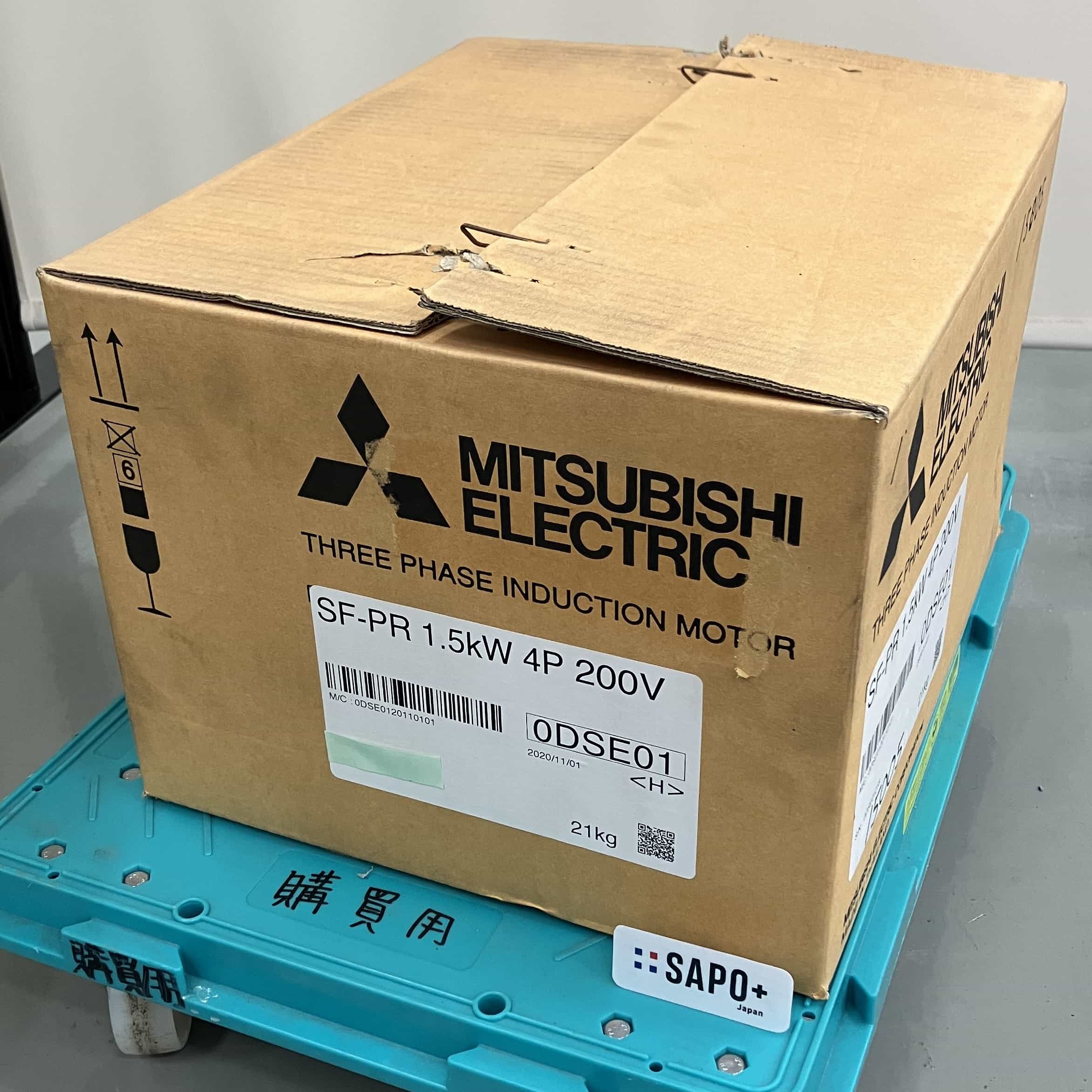 SF-PR 1.5KW 4P 200V 2020年製 三相高効率モータ（スーパーラインプレミアムシリーズ） 三菱電機