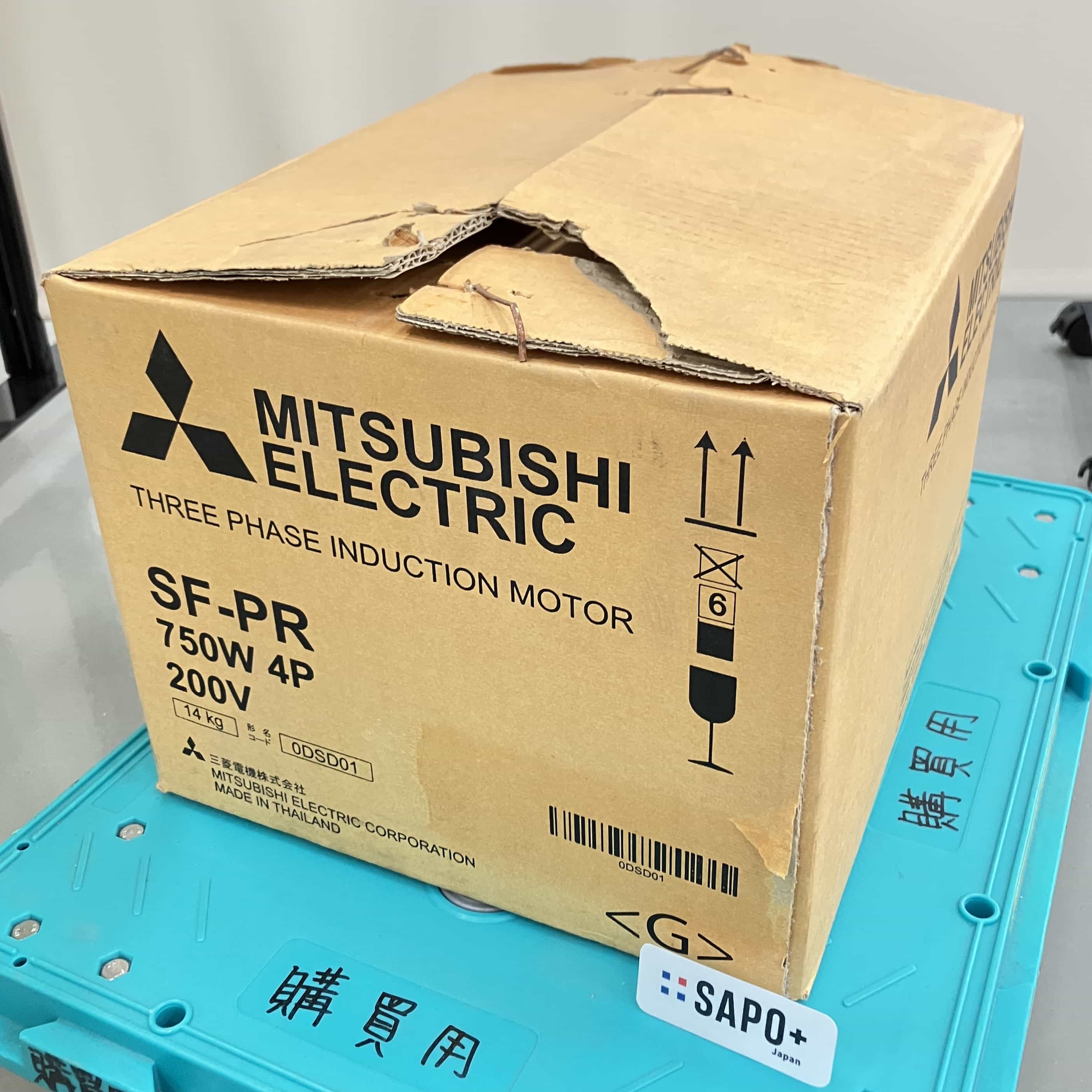 SF-PR 0.75KW 4P 200V 箱開封済 三相高効率モータ（スーパーラインプレミアムシリーズ） 三菱電機