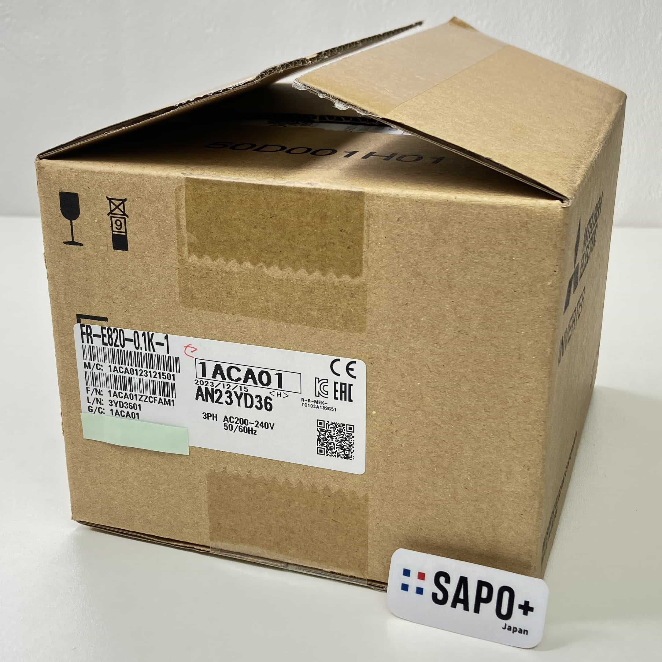 FR-E820-0.1K-1 2023年製 箱開封済 インバータ 三菱電機