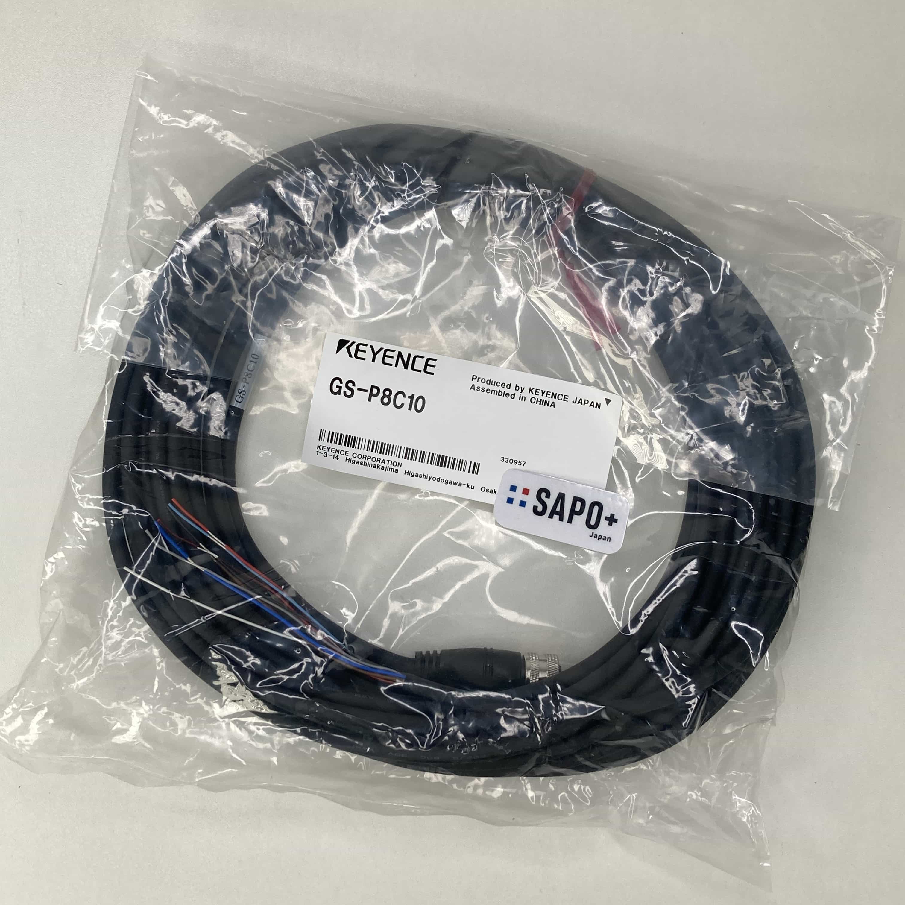 GS-P8C10 セーフティドアスイッチ用 接続ケーブル キーエンス