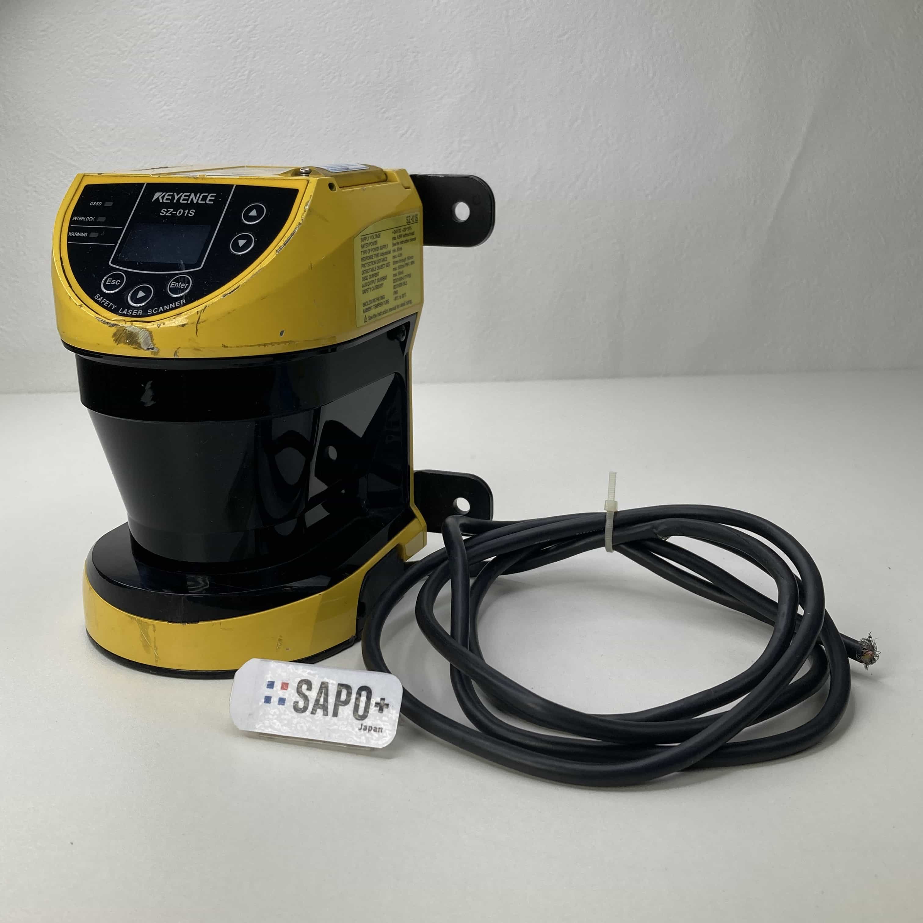 SZ-01S 2012年製 セーフティレーザスキャナ 通信センサヘッド キーエンス