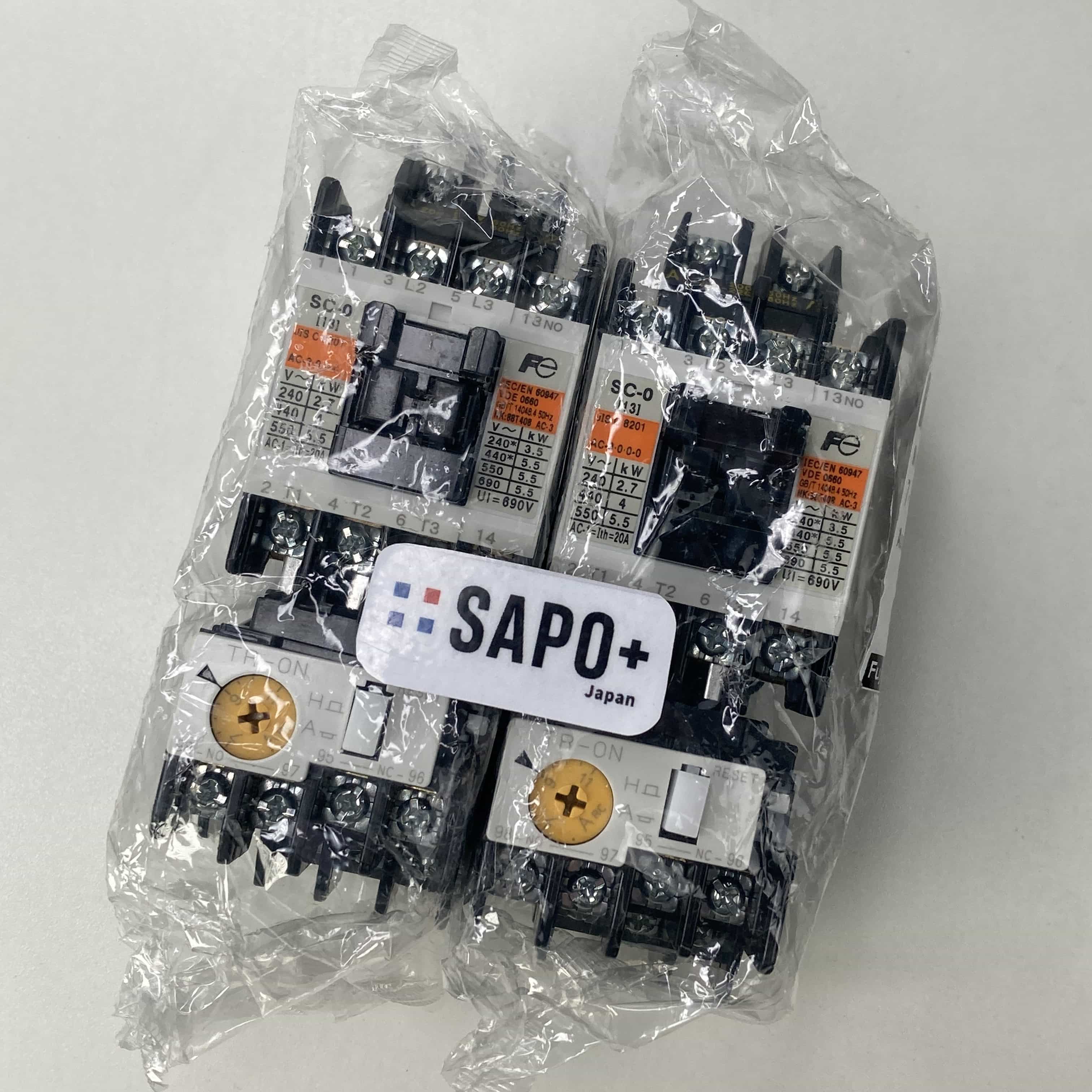 SW-0 200V 2.2kw 7-11A  箱無/取説無 2個セット 電磁開閉器（マグネットスイッチ） 富士電機