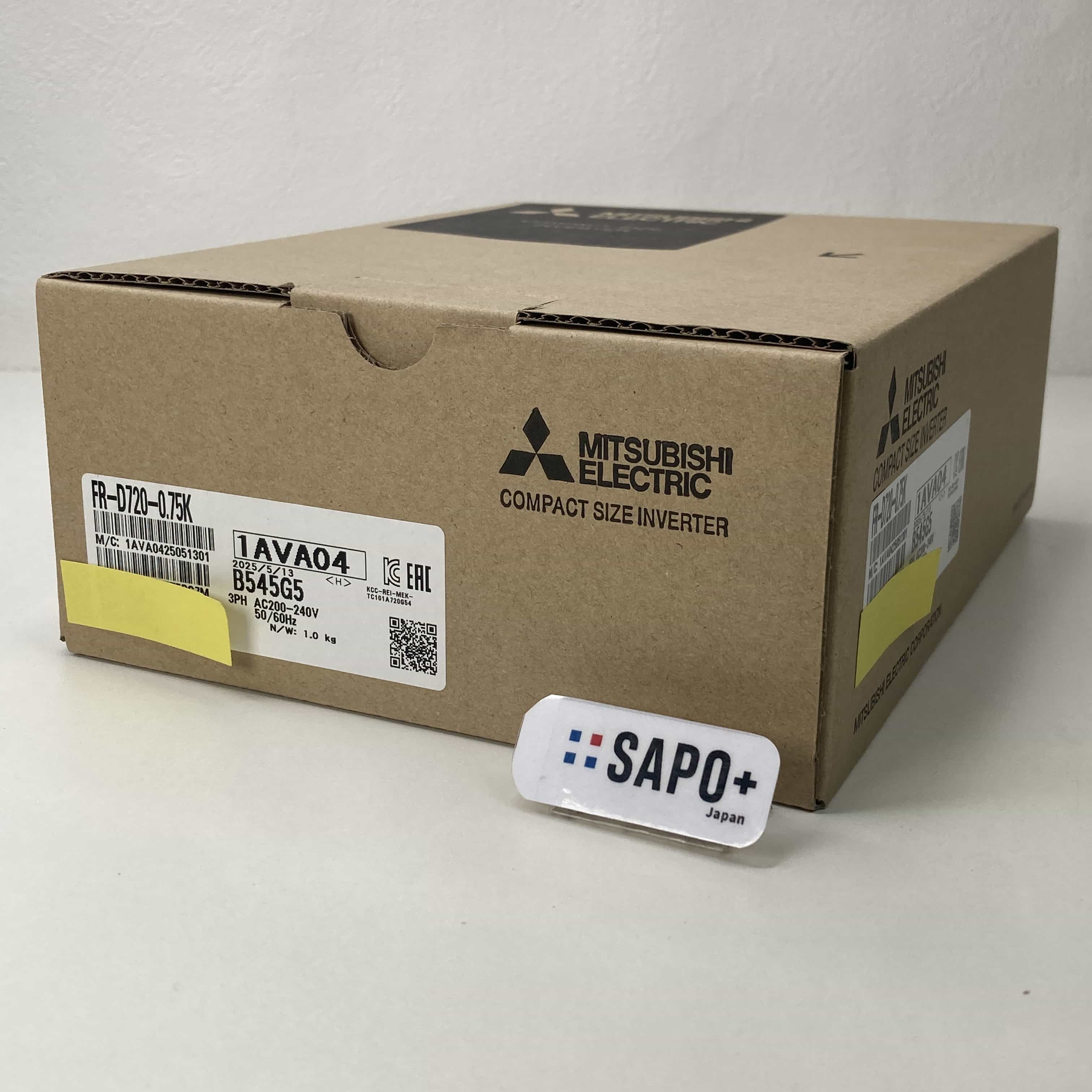 FR-D720-0.75K 2025年製 小形・高性能インバータ 三菱電機