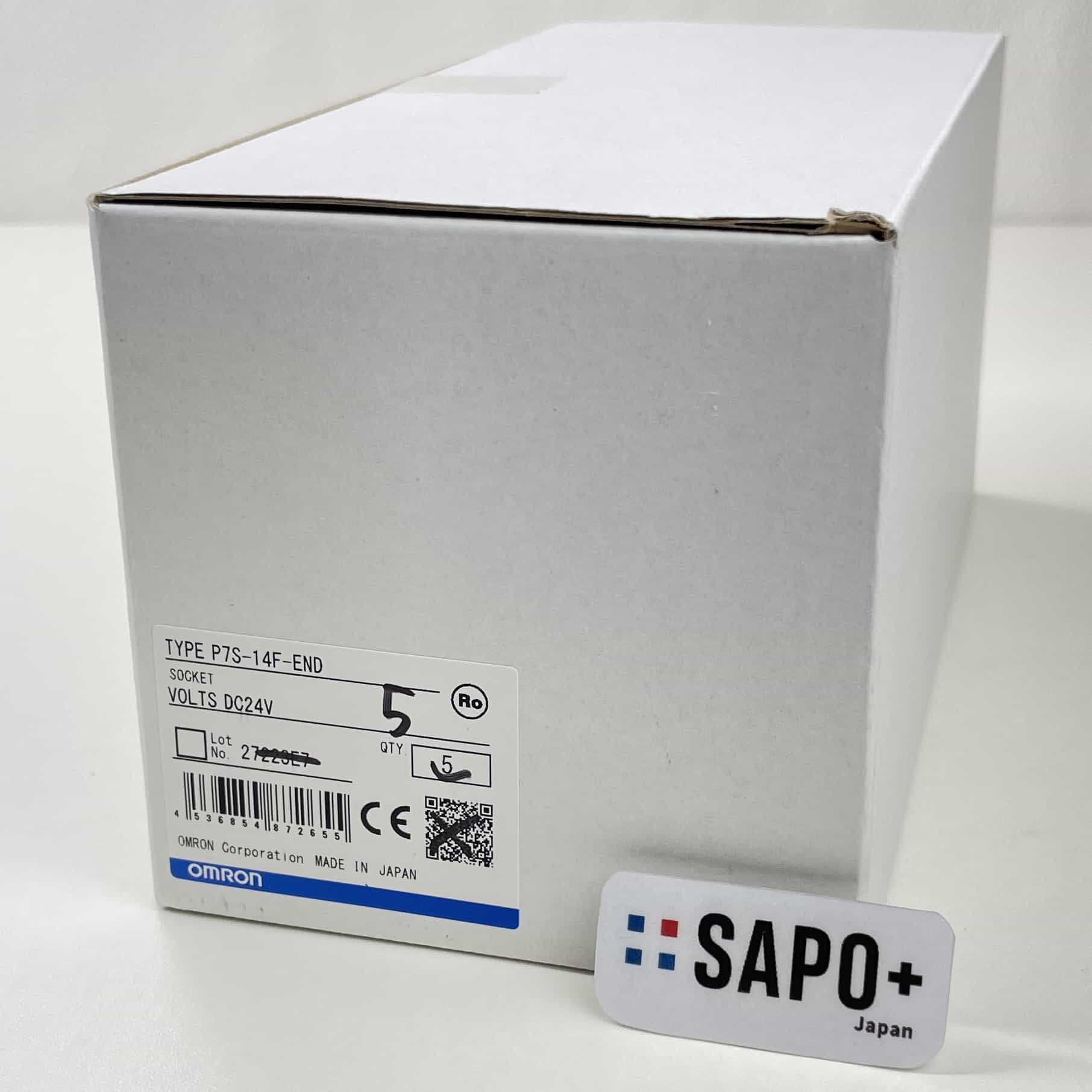 P7S-14F-END DC24V  5個入り セーフティリレー用ソケット オムロン