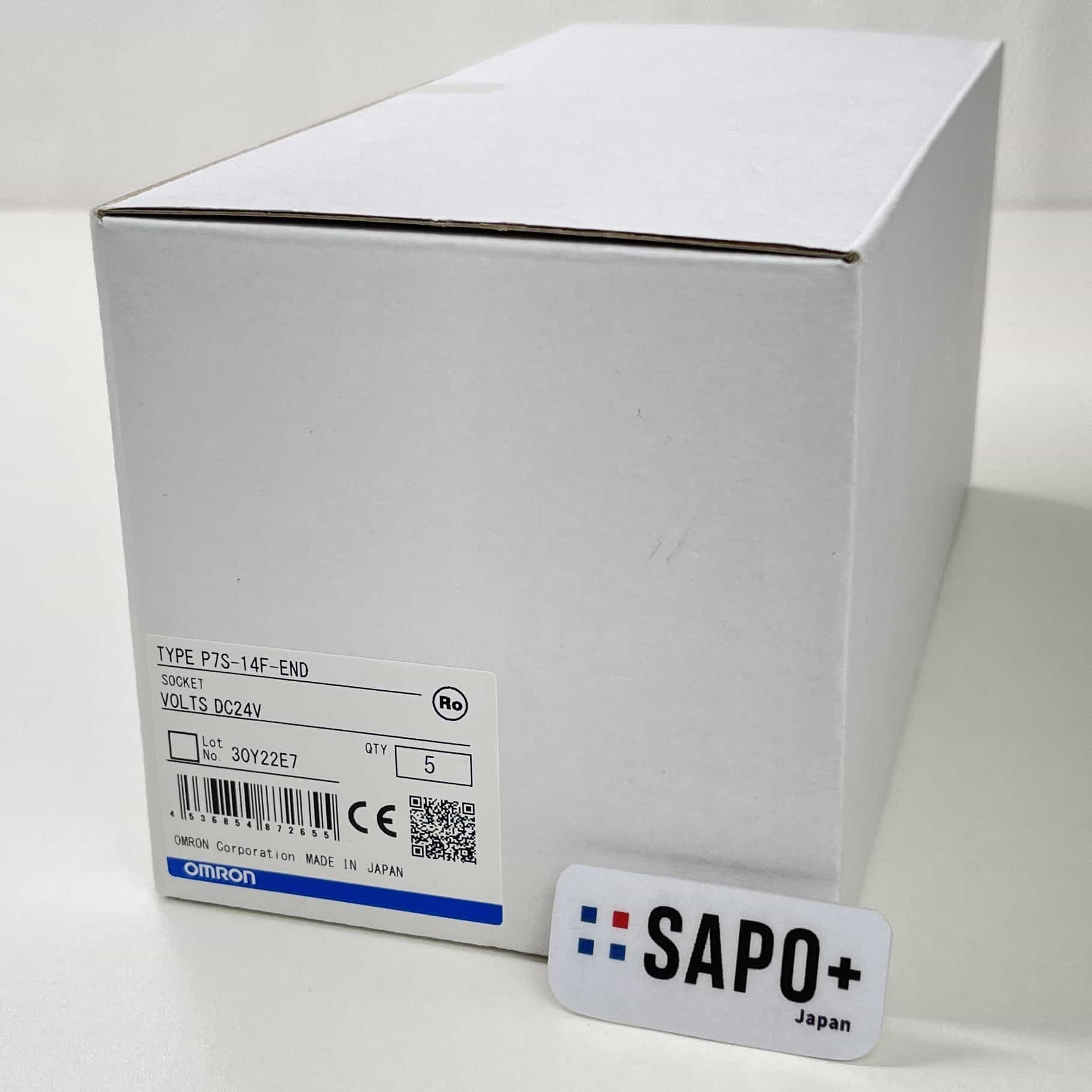 P7S-14F-END DC24V  5個入り セーフティリレー用ソケット オムロン