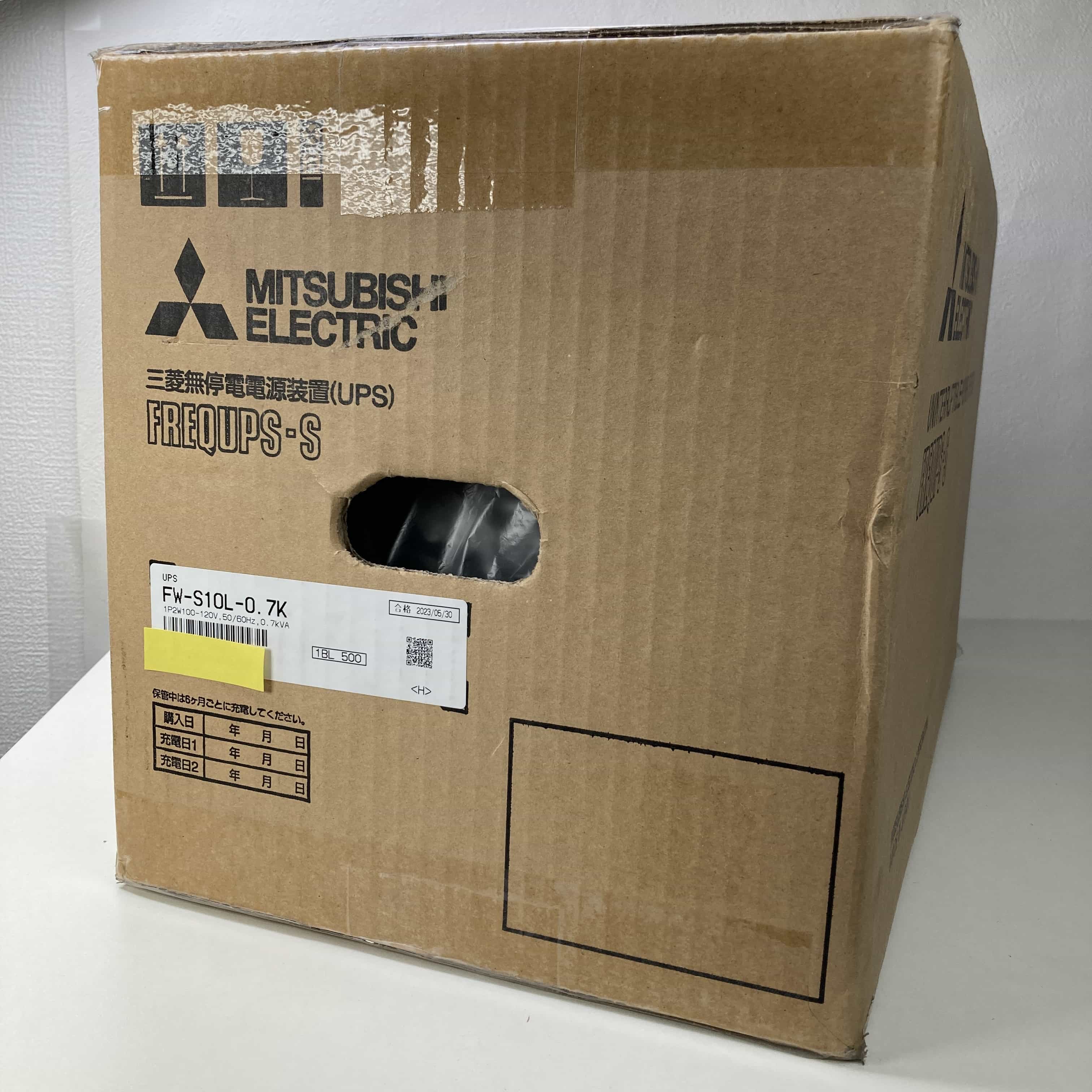 FW-S10L-0.7K 2023年製 常時商用給電方式UPS（無停電電源装置） 三菱電機