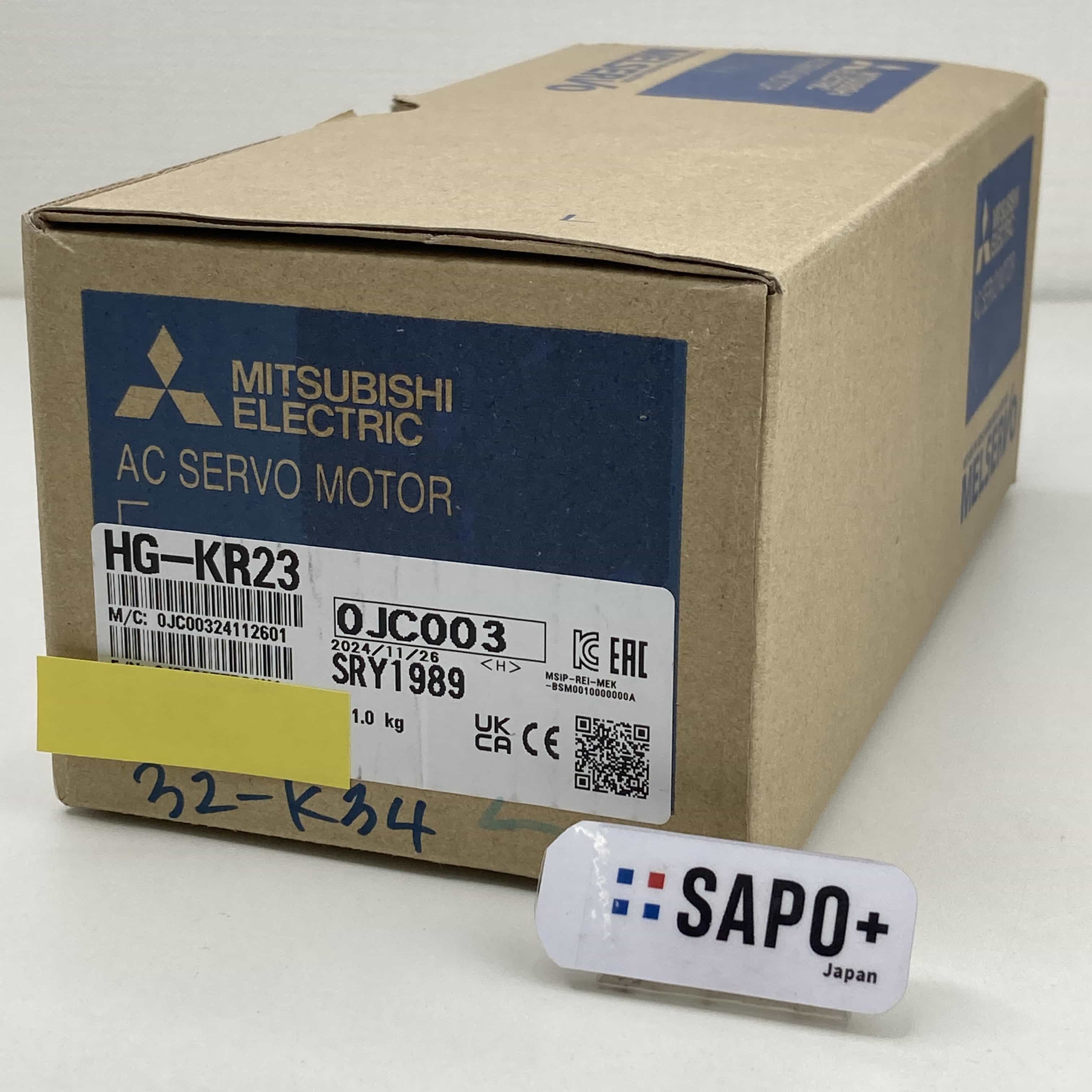 HG-KR23 2024年製 ACサーボモータ 三菱電機