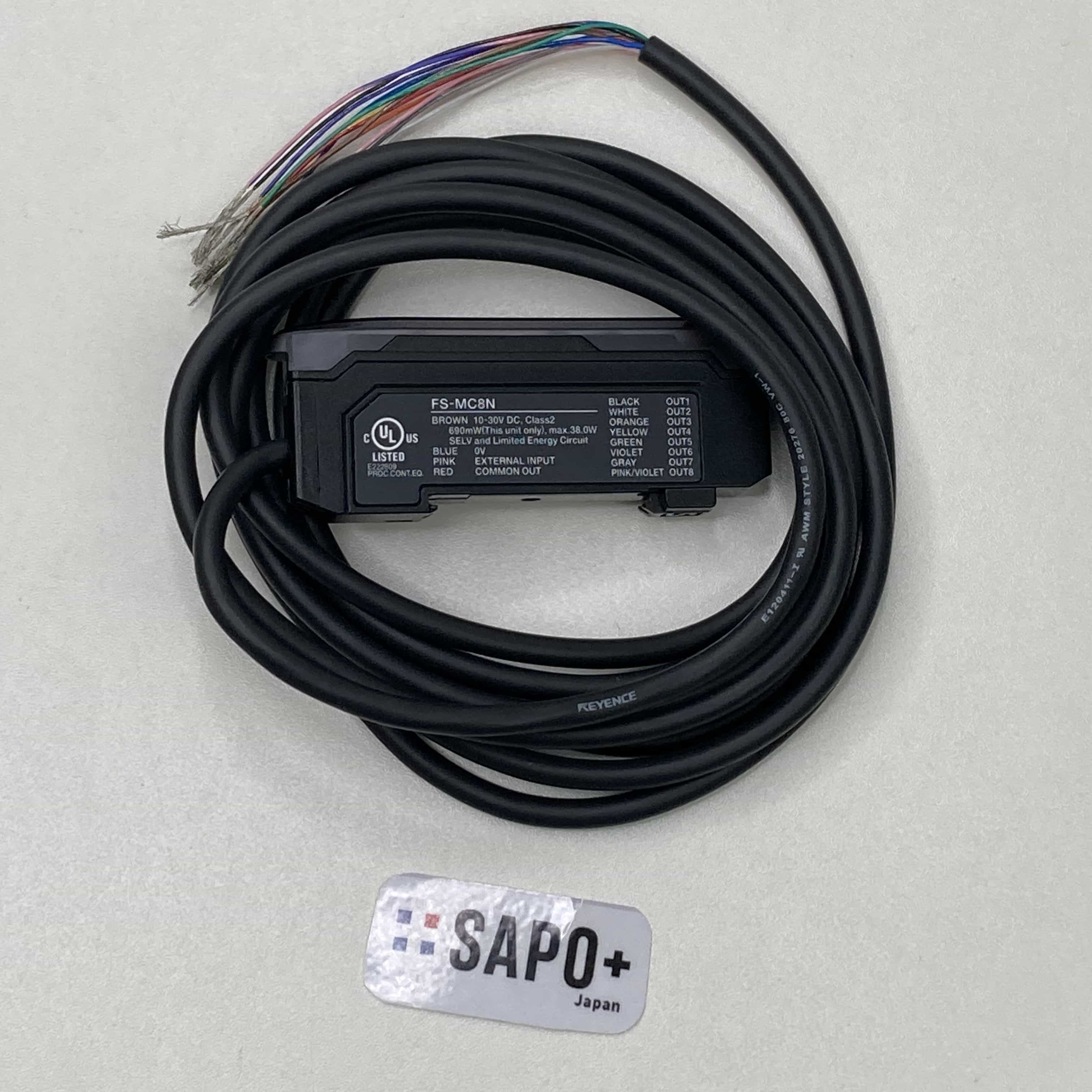 FS-MC8N  箱無/付属品無 省配線・多点ファイバセンサ ネットワークユニット キーエンス