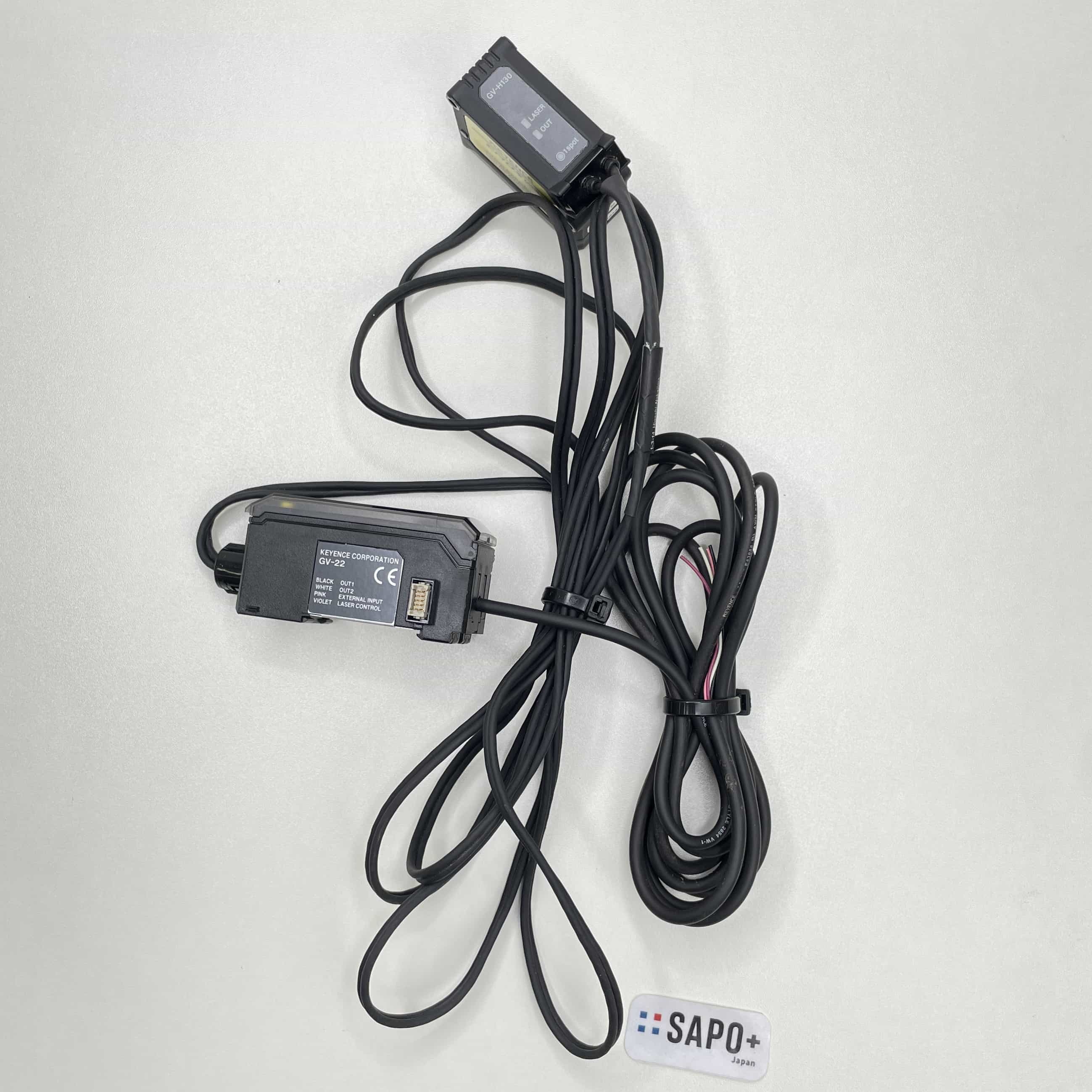 GV-H130,GV-22 2011年製 デジタルレーザセンサ（アンプ・ヘッド一式） キーエンス