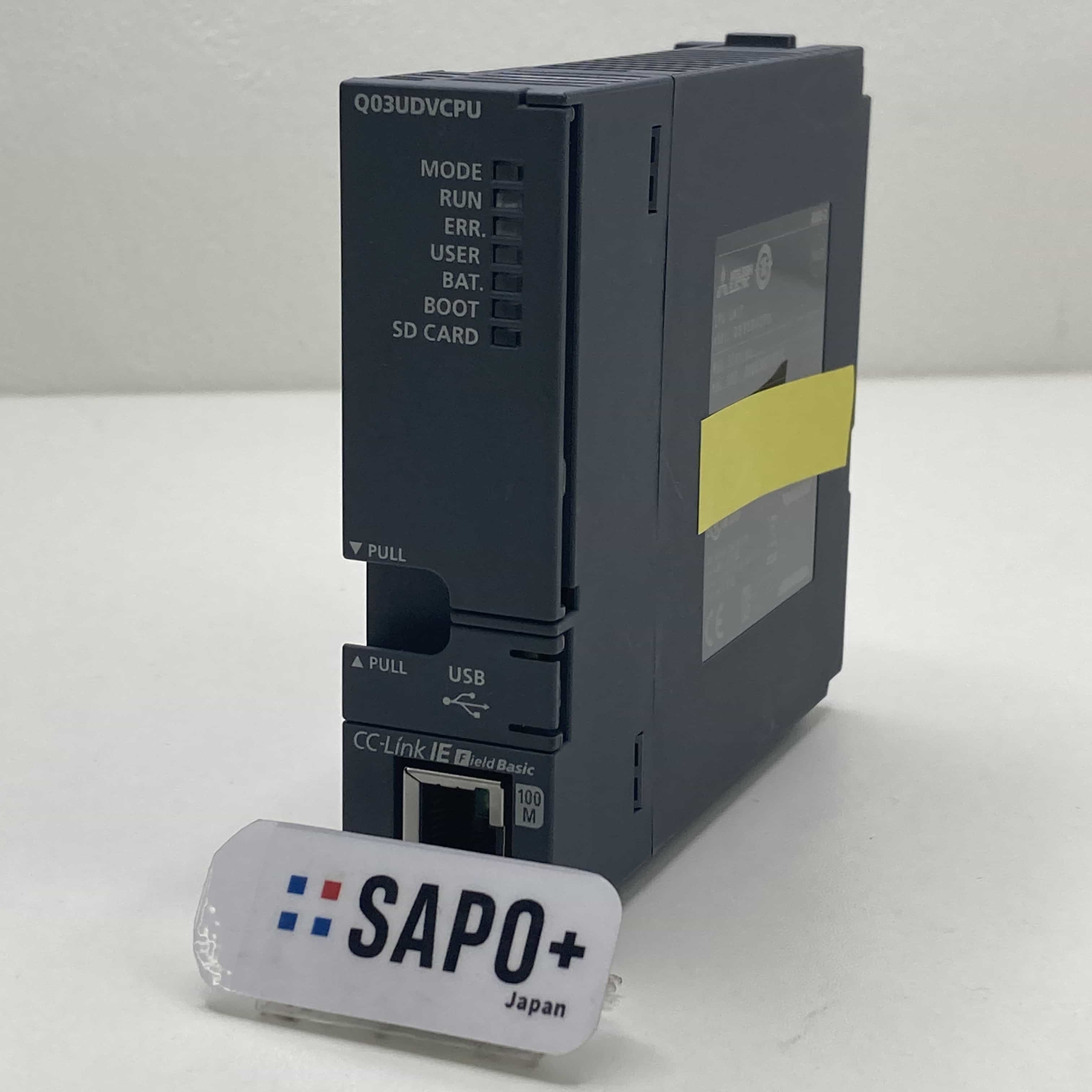 Q03UDVCPU 2023年製 初期化済 高速タイプユニバーサルモデルCPU 三菱電機