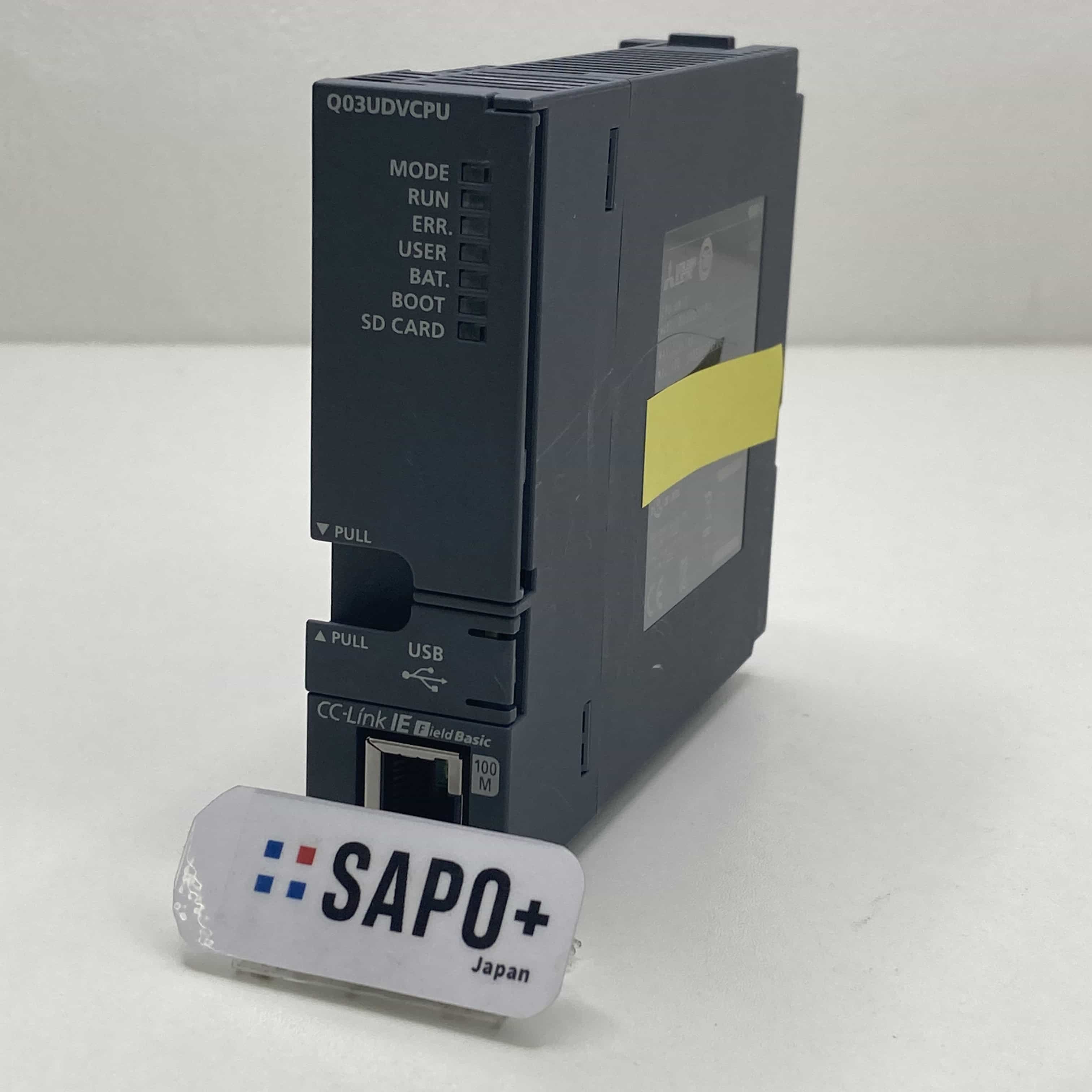 Q03UDVCPU 2023年製 初期化済 高速タイプユニバーサルモデルCPU 三菱電機