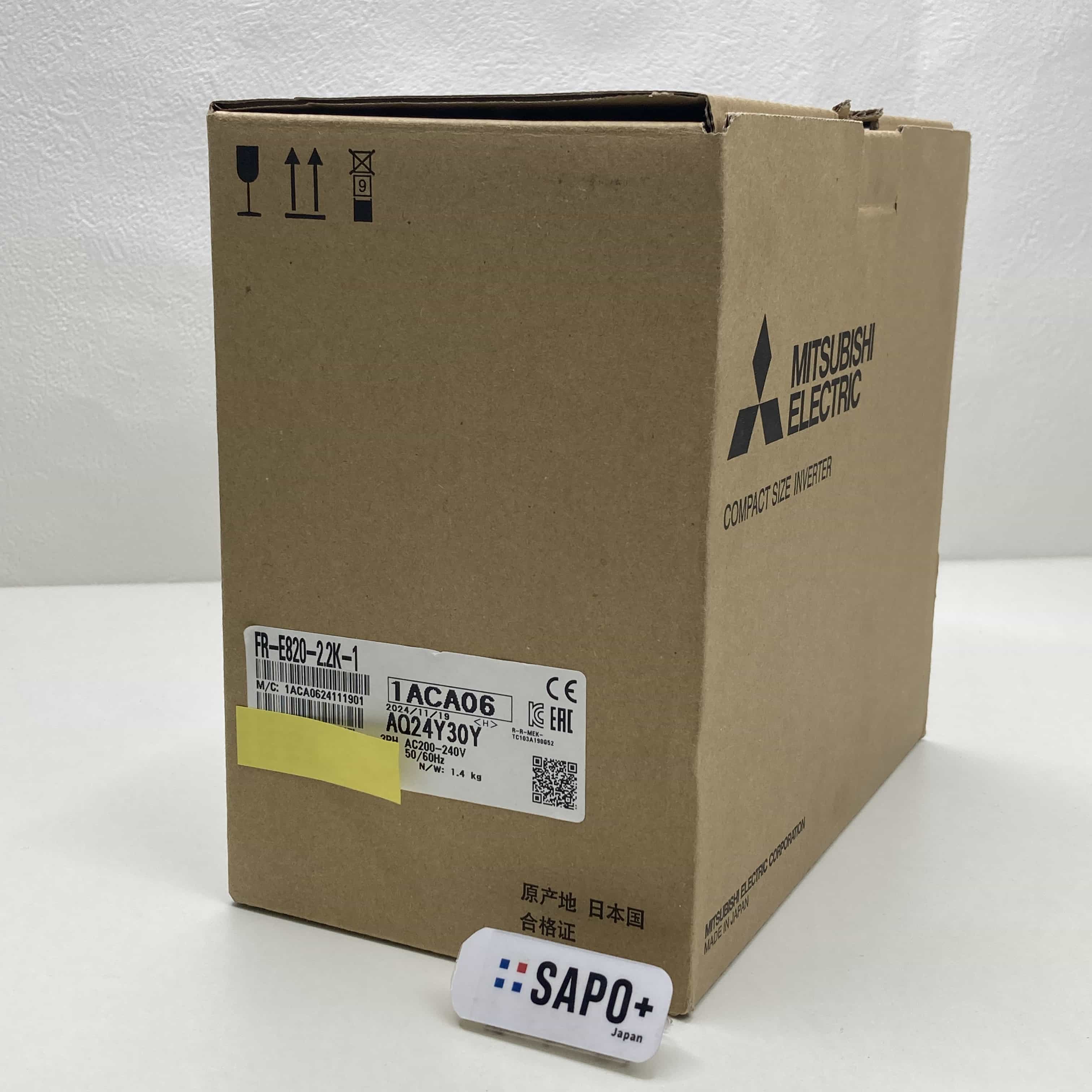 FR-E820-2.2K-1 2024年製 コンパクト形インバータ（FREQROL-E800） 三菱電機