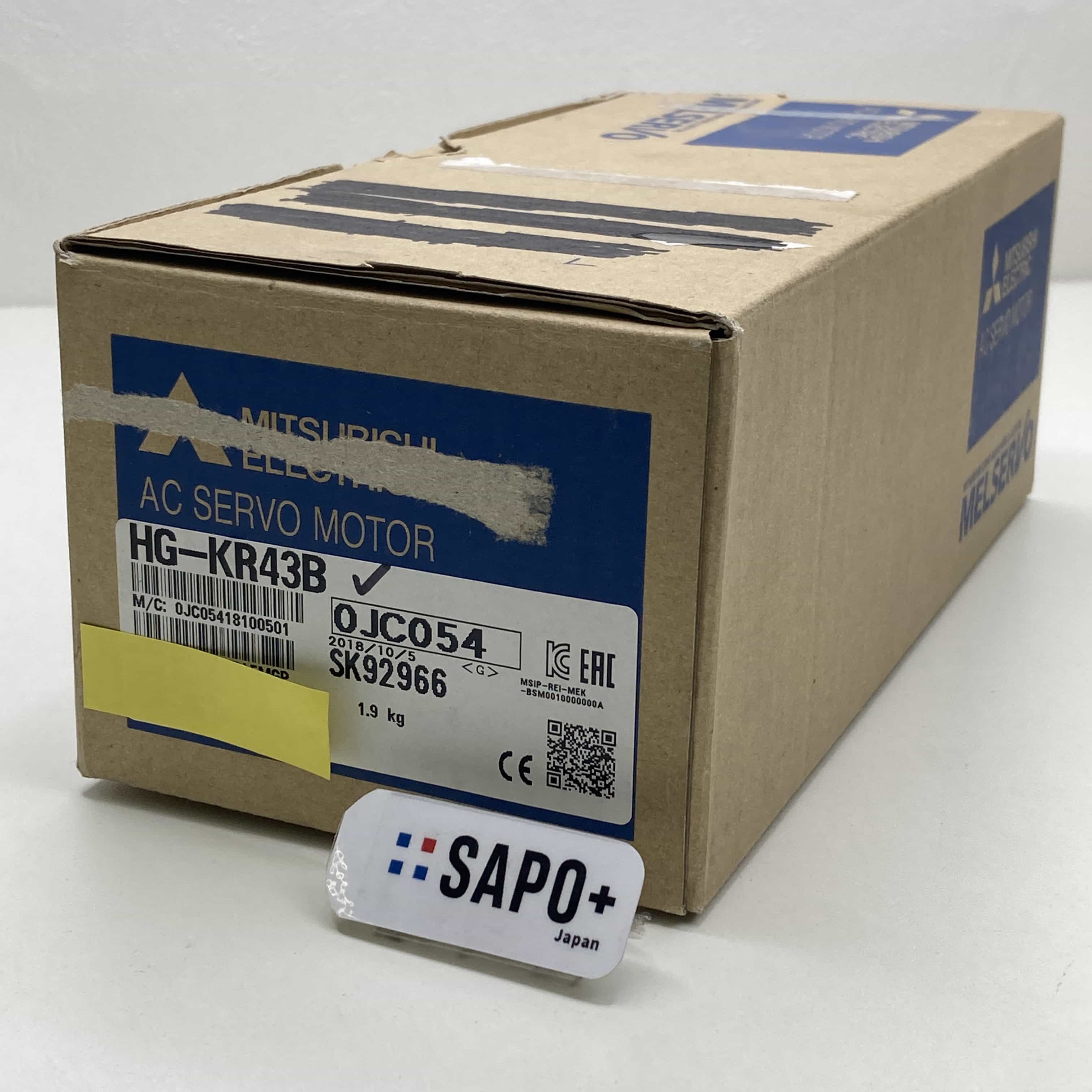 HG-KR43B 2018年製 ACサーボモータ（電磁ブレーキ付） 三菱電機