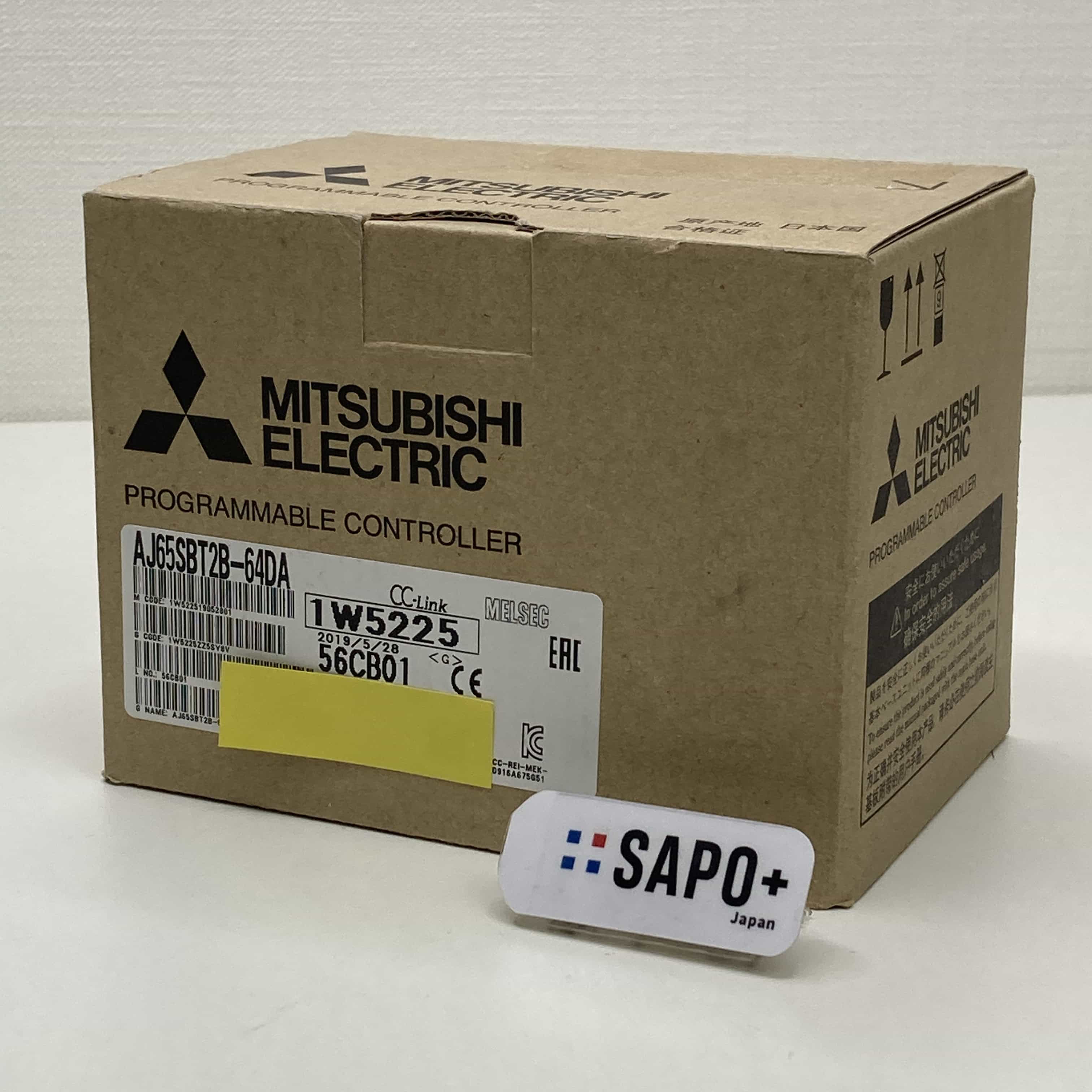 AJ65SBT2B-64DA 2019年製 デジタル－アナログ変換ユニット（CC-Link用・2段端子台） 三菱電機