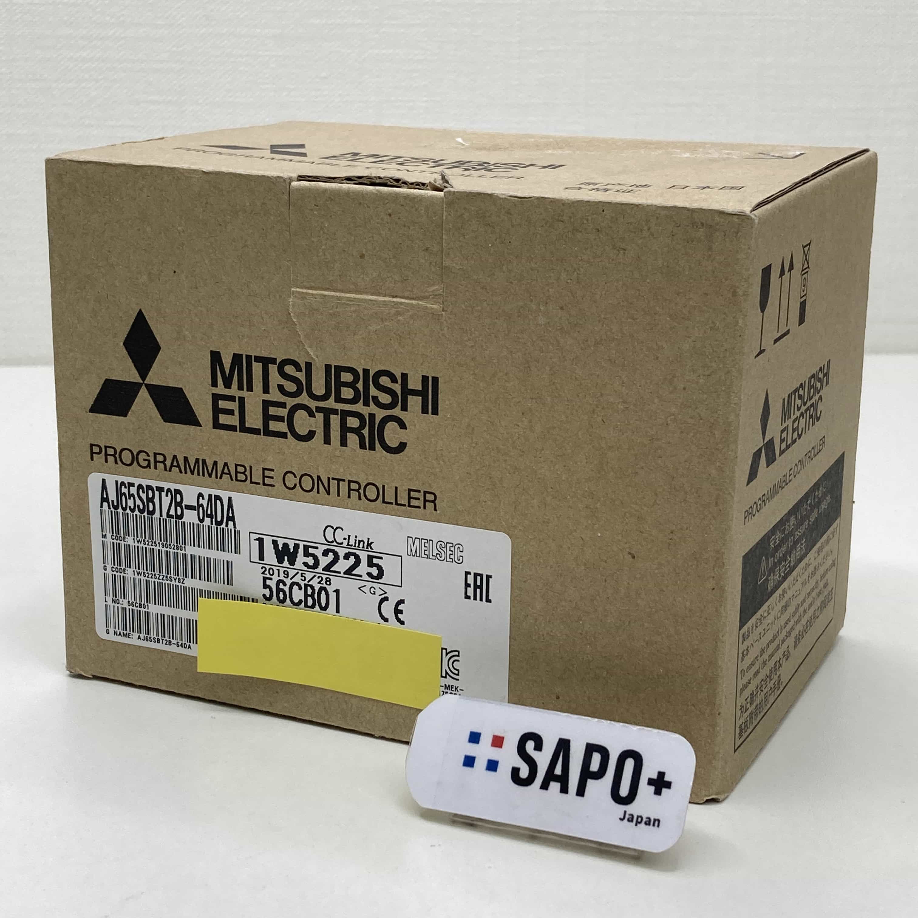 AJ65SBT2B-64DA 2019年製 デジタル－アナログ変換ユニット（CC-Link用・2段端子台） 三菱電機