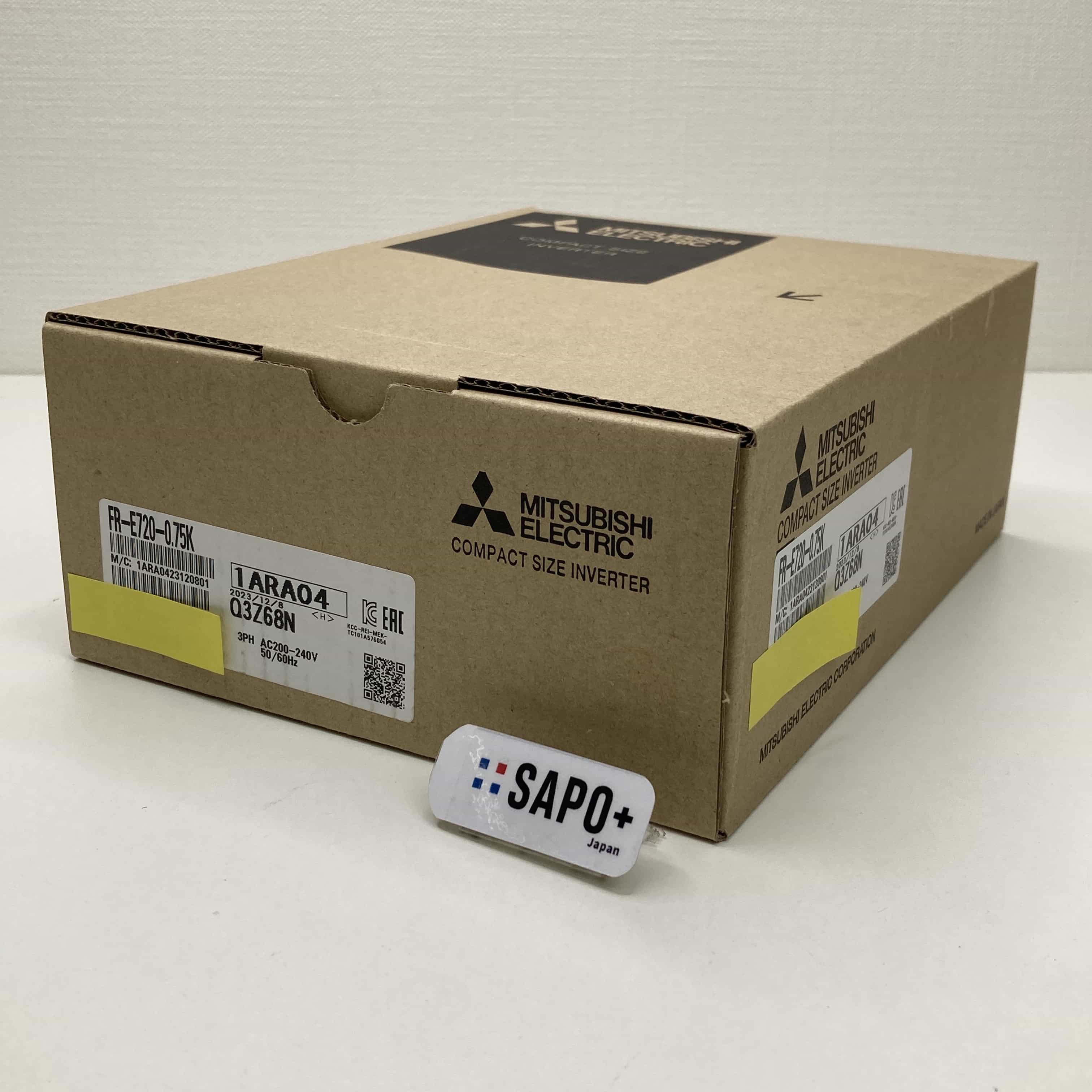 FR-E720-0.75K 2023年製 パワフル小型インバータ 三菱電機