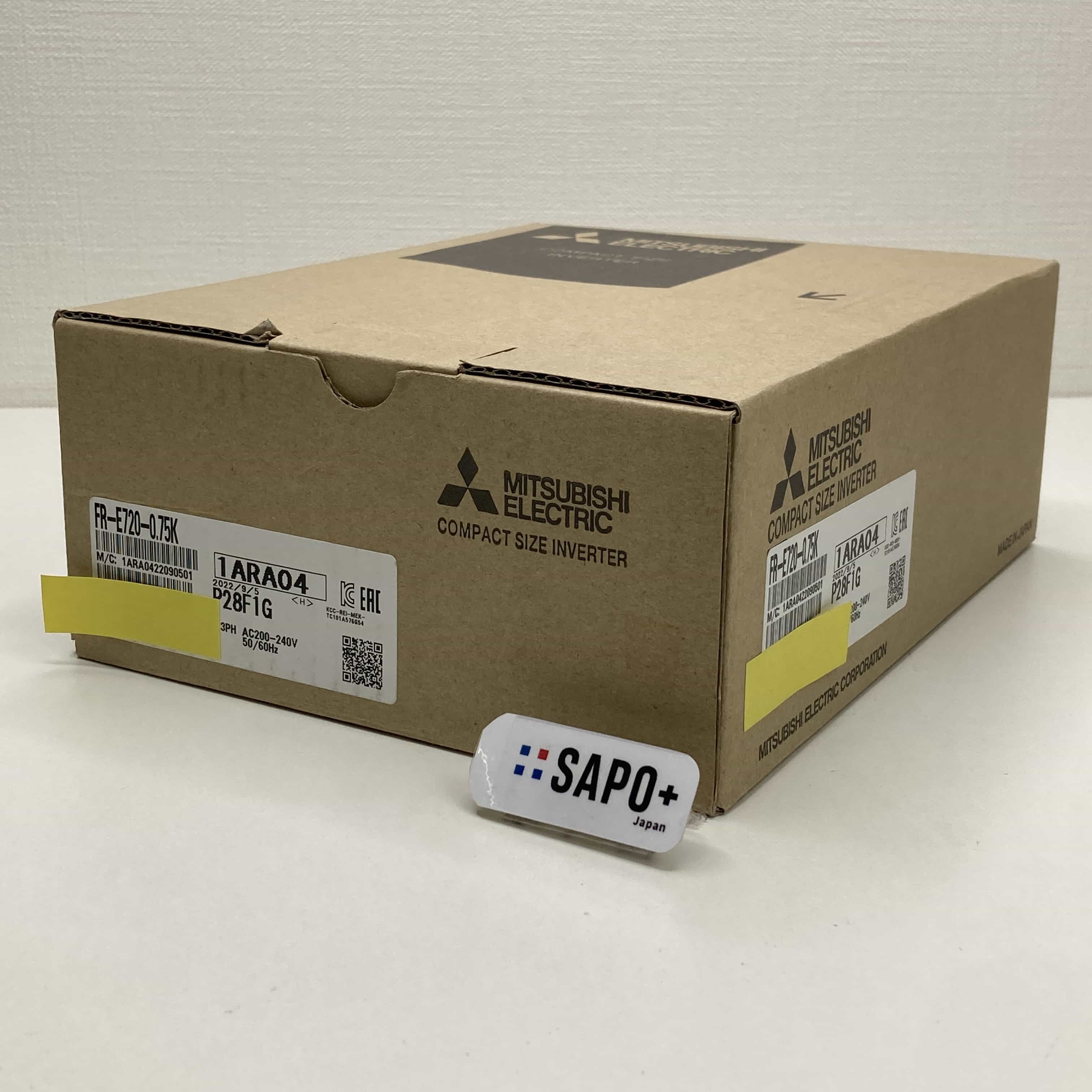 FR-E720-0.75K 2022年製 パワフル小型インバータ 三菱電機