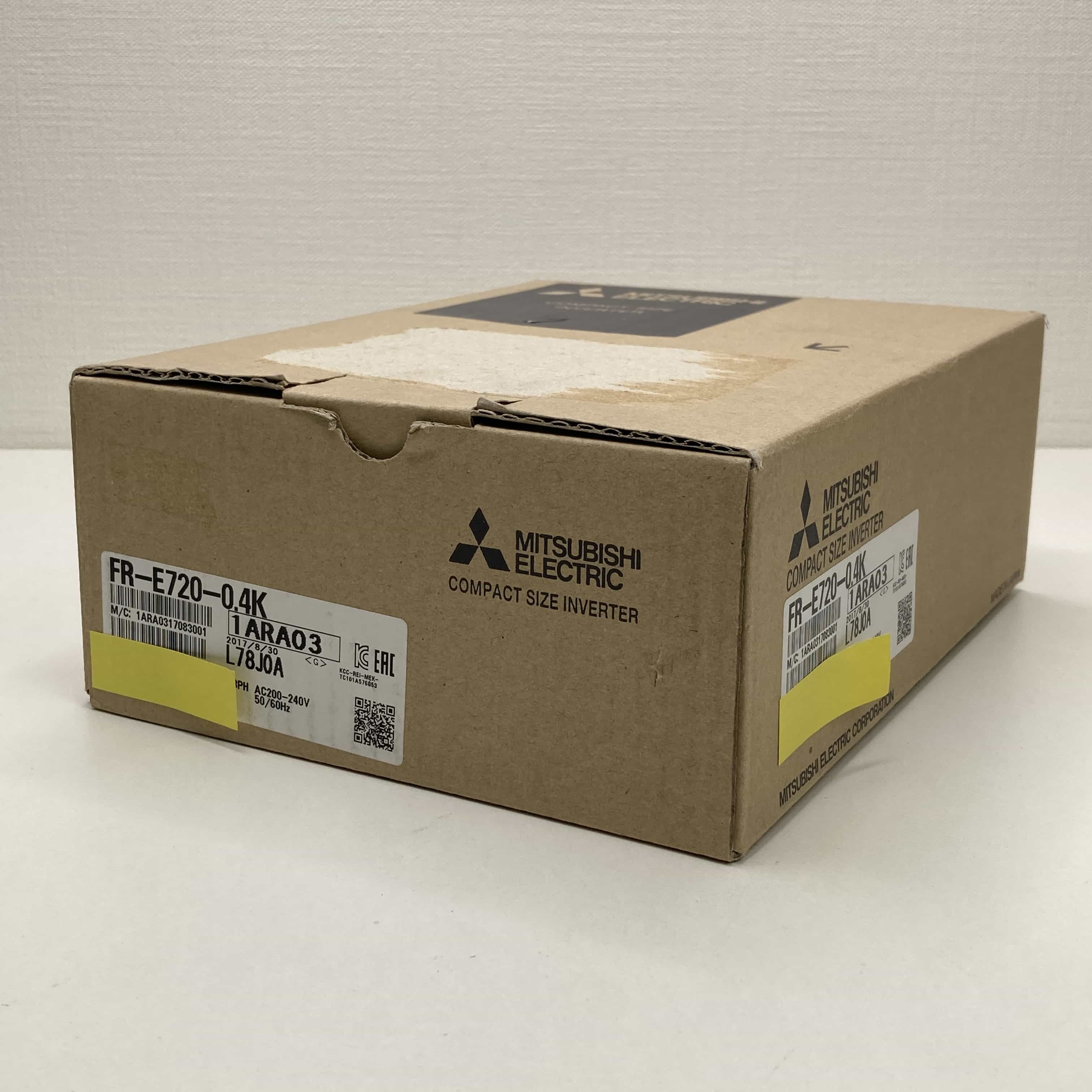 FR-E720-0.4K 2017年製 パワフル小型インバータ 三菱電機