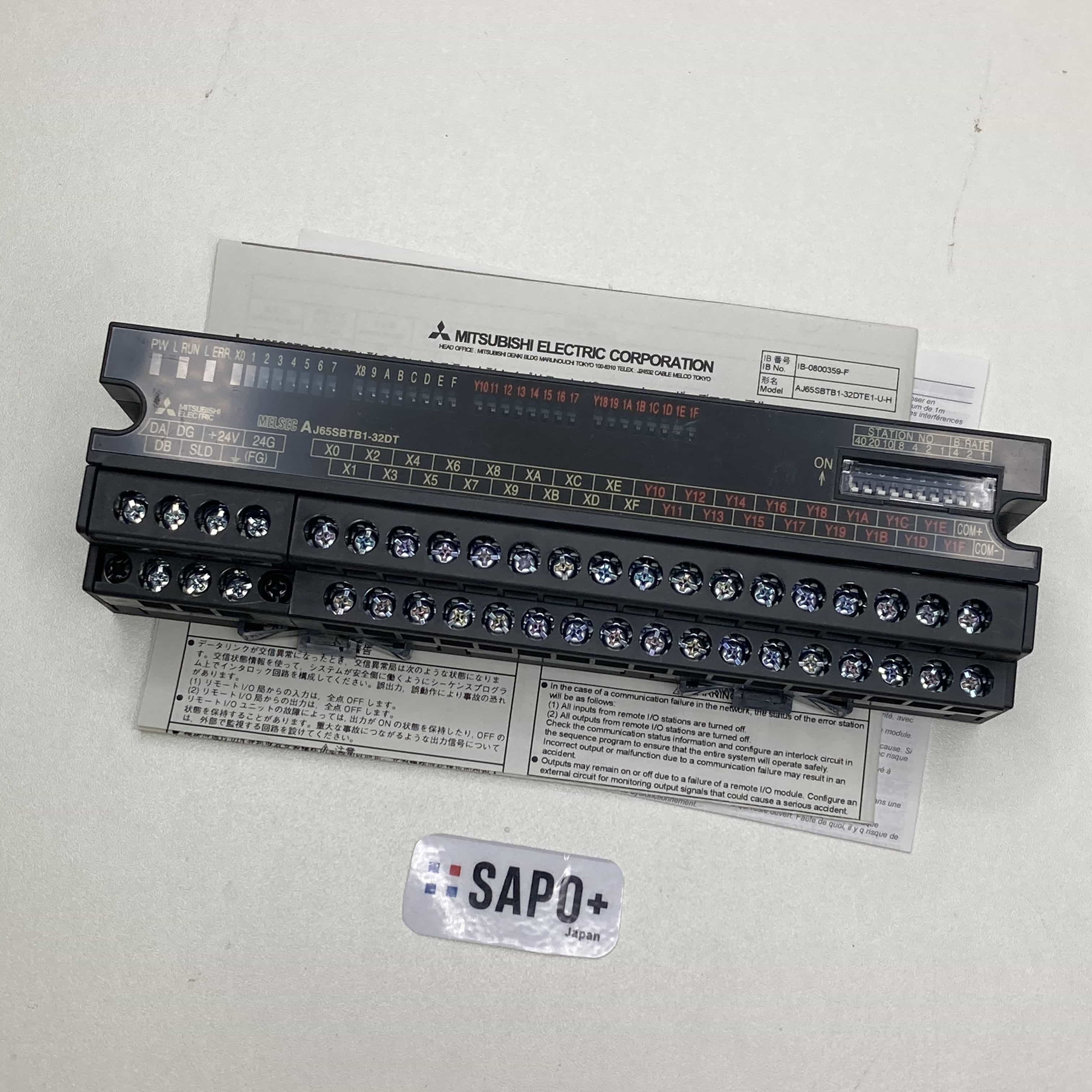 AJ65SBTB1-32DT 2022年製 美品 CC-LinkリモートI/Oユニット（複合入出力） 三菱電機