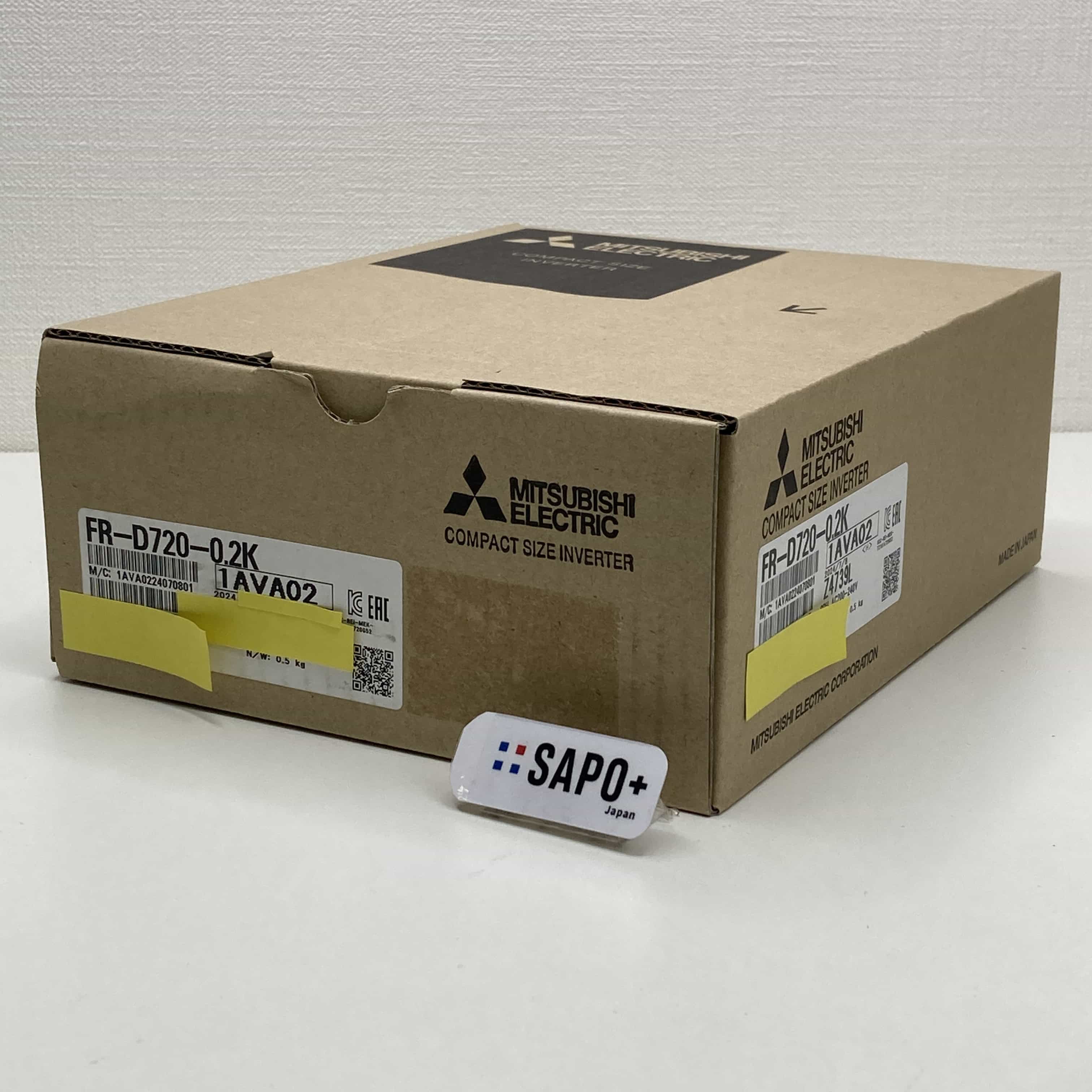 FR-D720-0.2K 2024年製 箱の状態は選べません 小形・高性能インバータ 三菱電機