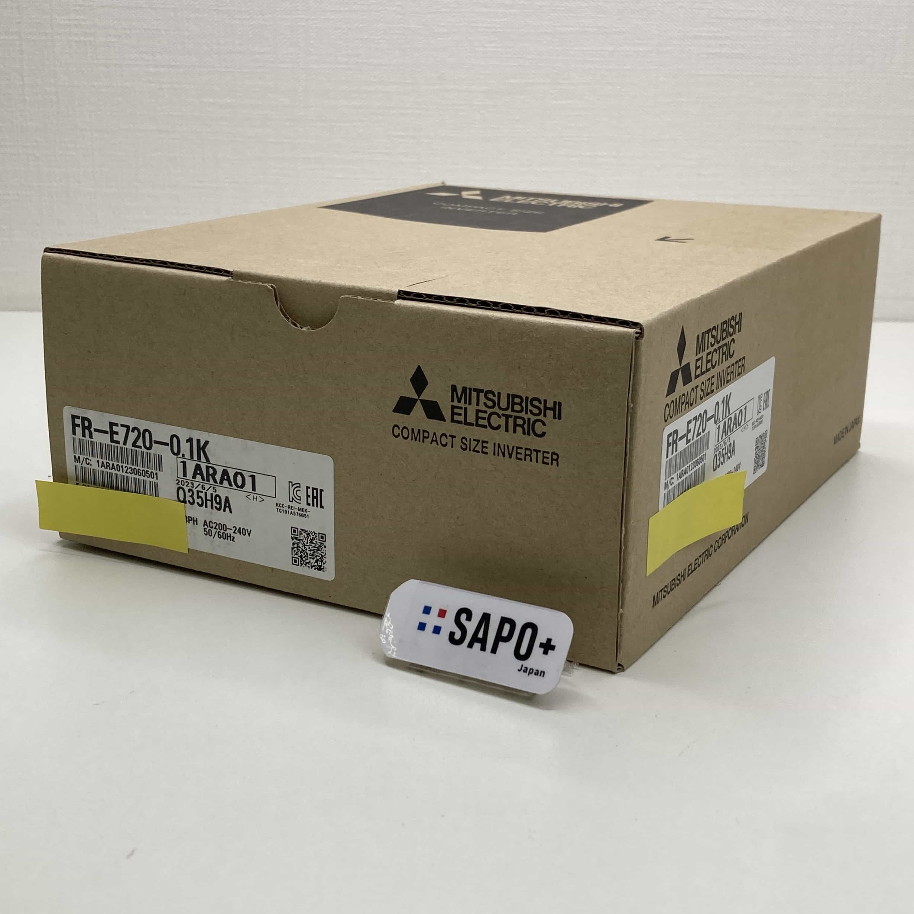 FR-E720-0.1K 2023年製 パワフル小型インバータ 三菱電機