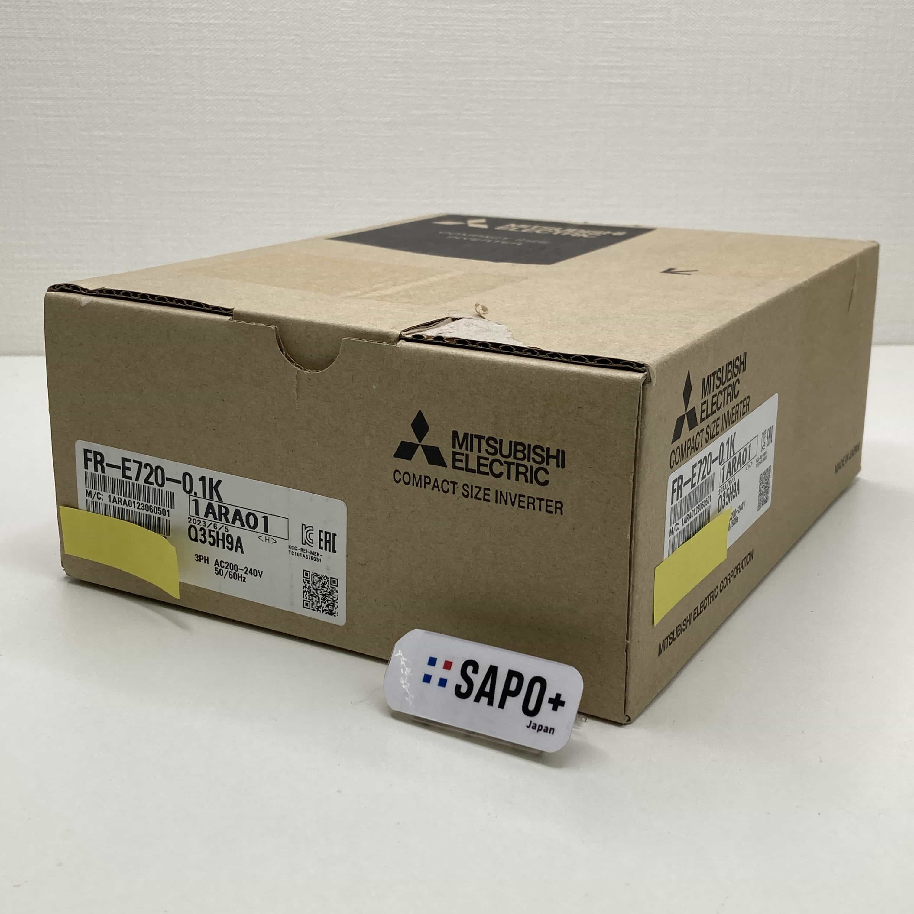 FR-E720-0.1K 2023年製 パワフル小型インバータ 三菱電機
