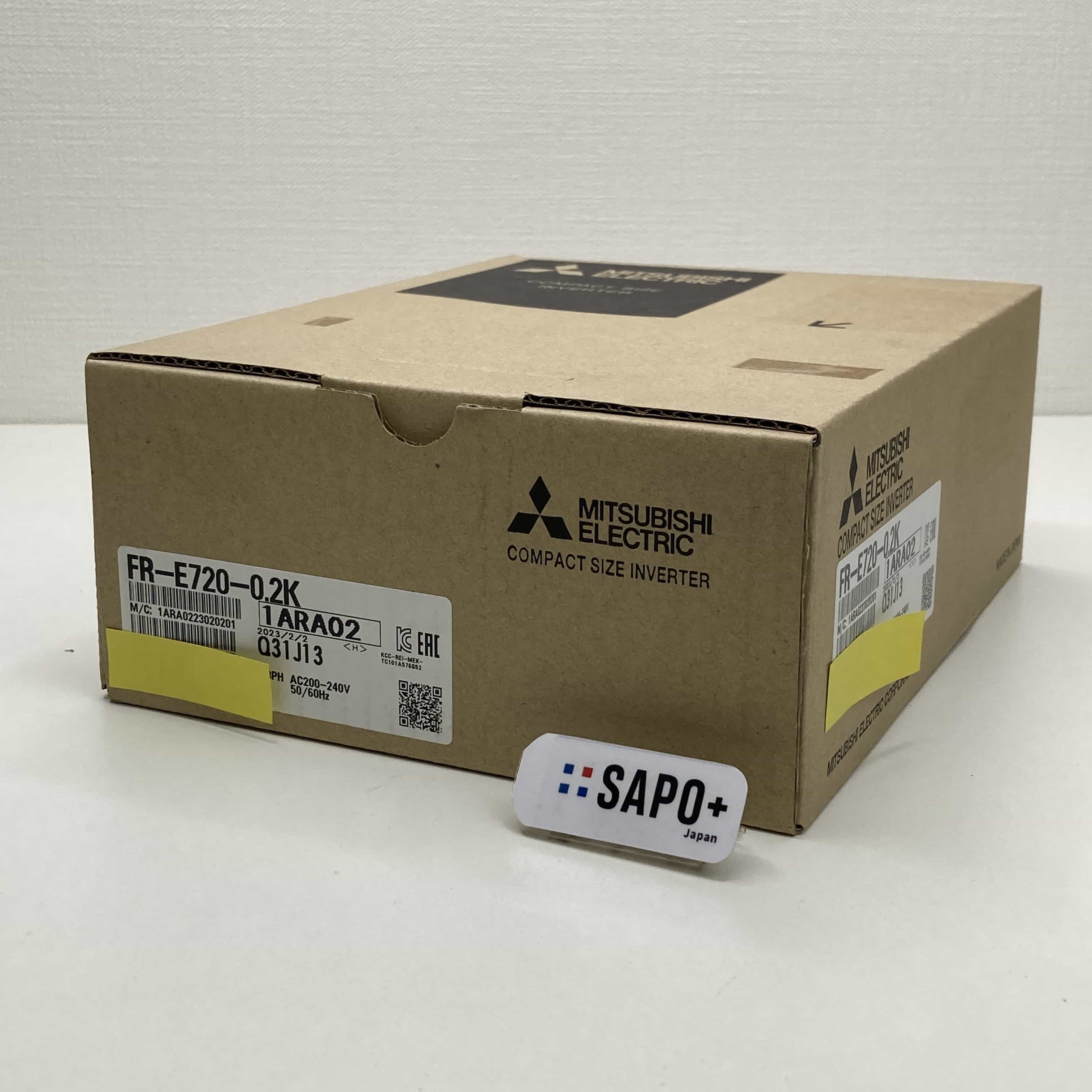 FR-E720-0.2K 2023年製 パワフル小型インバータ 三菱電機