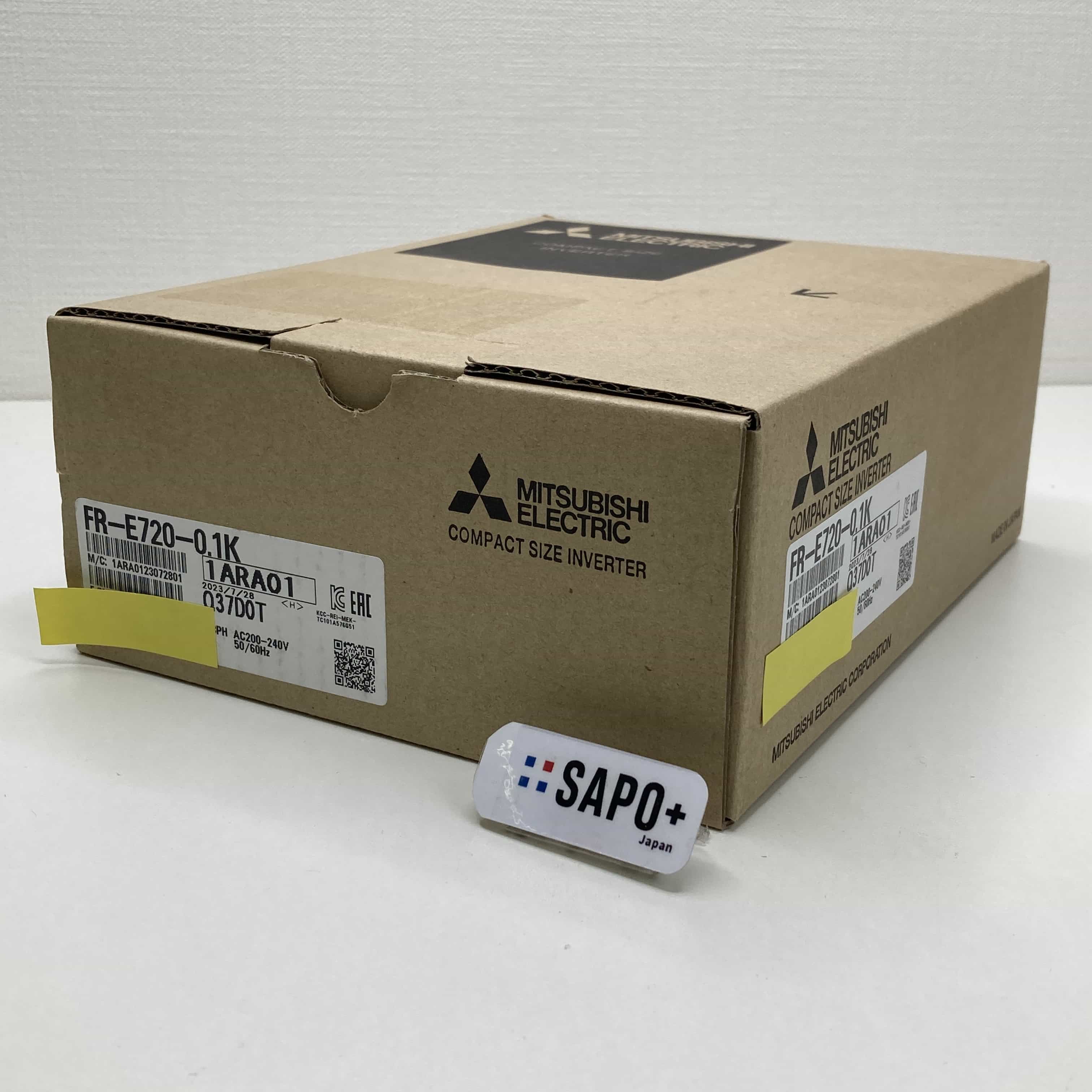 FR-E720-0.1K 2023年製 美品 パワフル小型インバータ 三菱電機