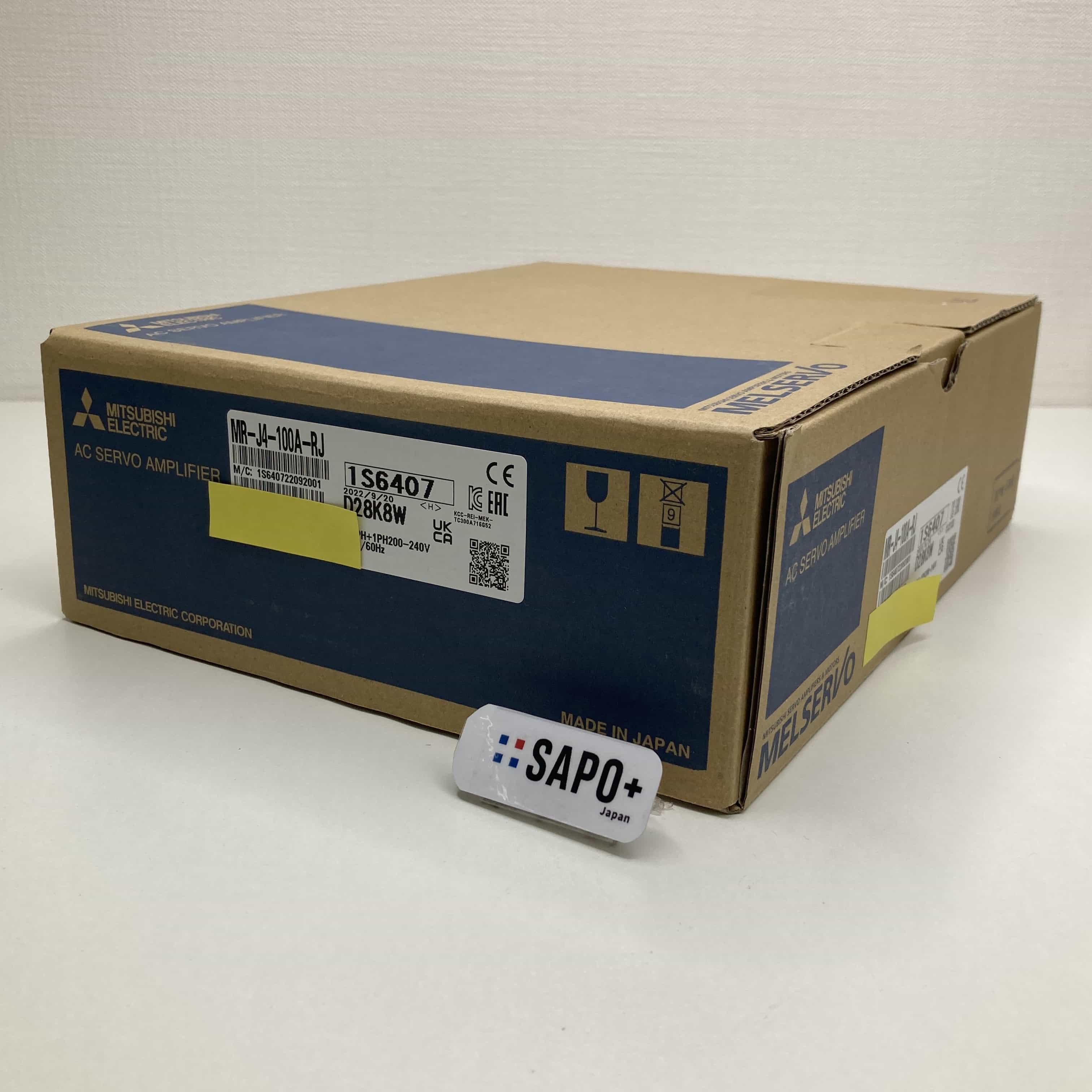 MR-J4-100A-RJ 2022年製 取説無 ACサーボアンプ（汎用インタフェース対応） 三菱電機