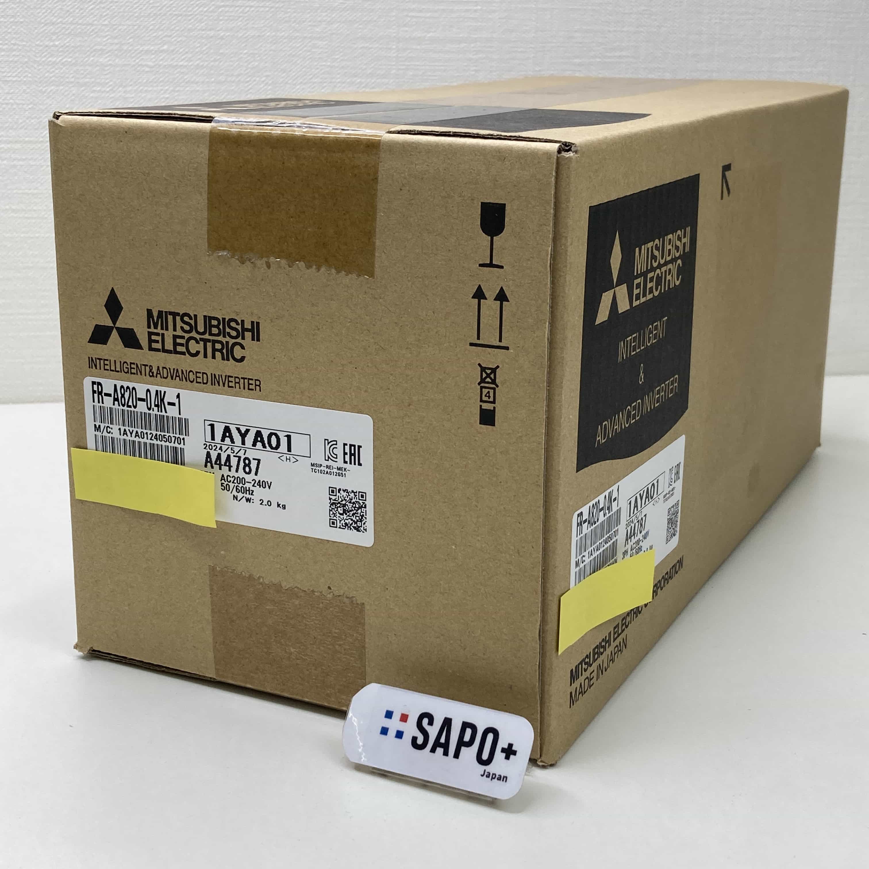 FR-A820-0.4K-1 2024年製 高機能・次世代インバータ 三菱電機