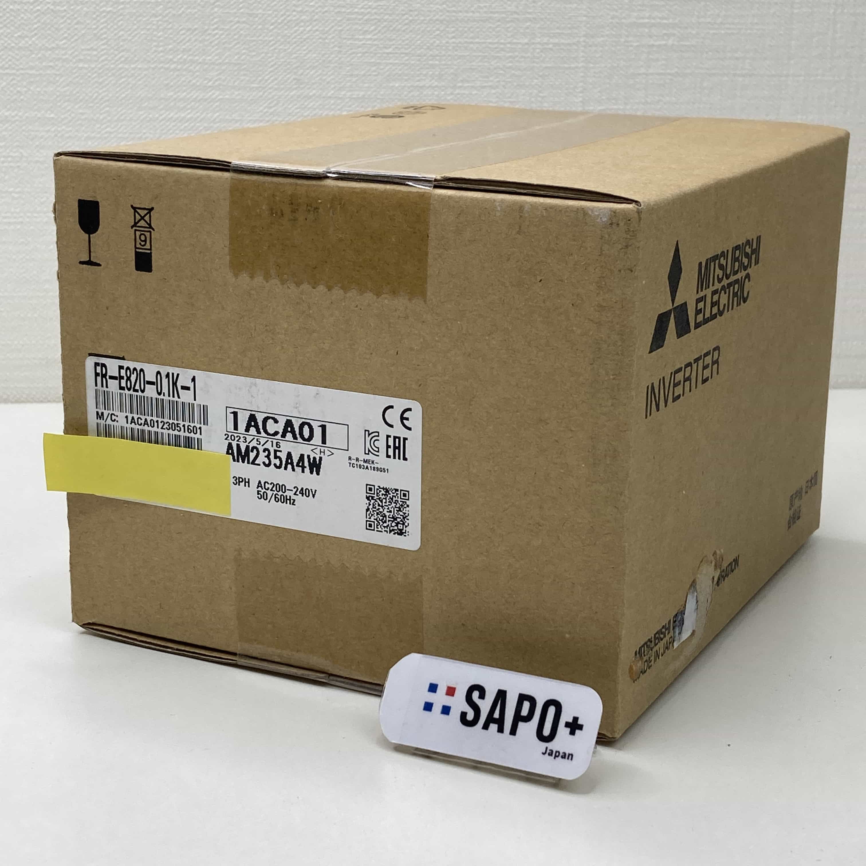 FR-E820-0.1K-1 2023年製 コンパクト形インバータ（FREQROL-E800） 三菱電機