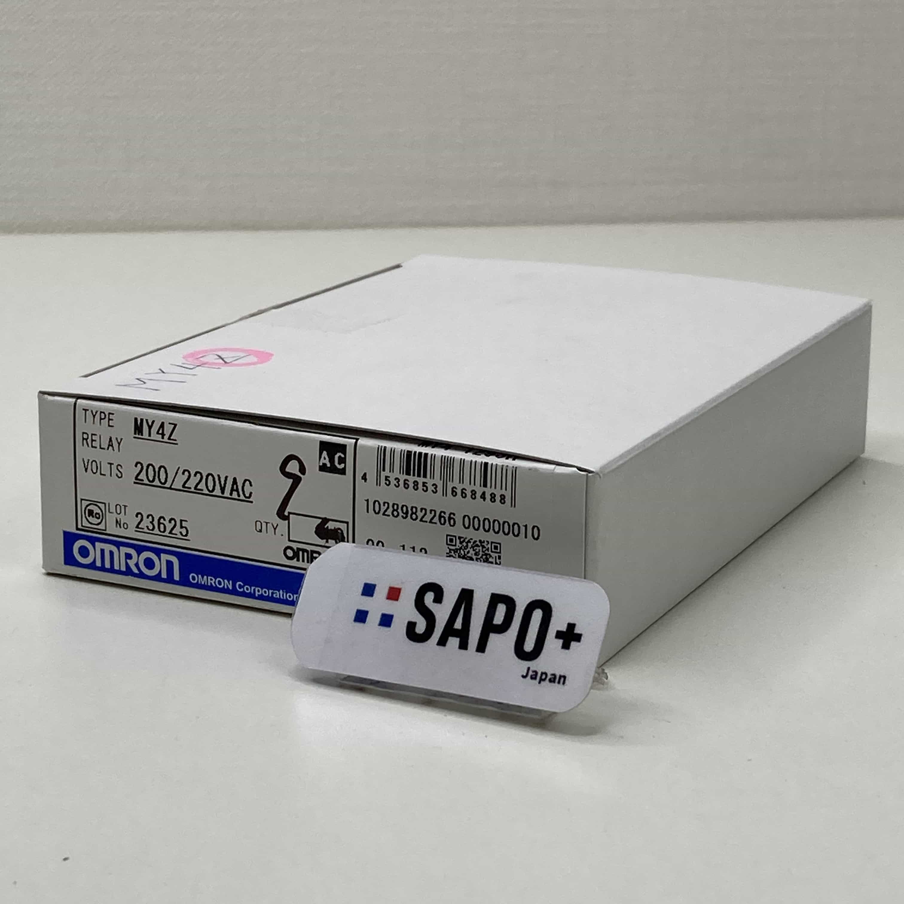 MY4Z 200/220VAC (9個入)  箱開封済 ミニチュアリレー（MY4Zシリーズ） オムロン