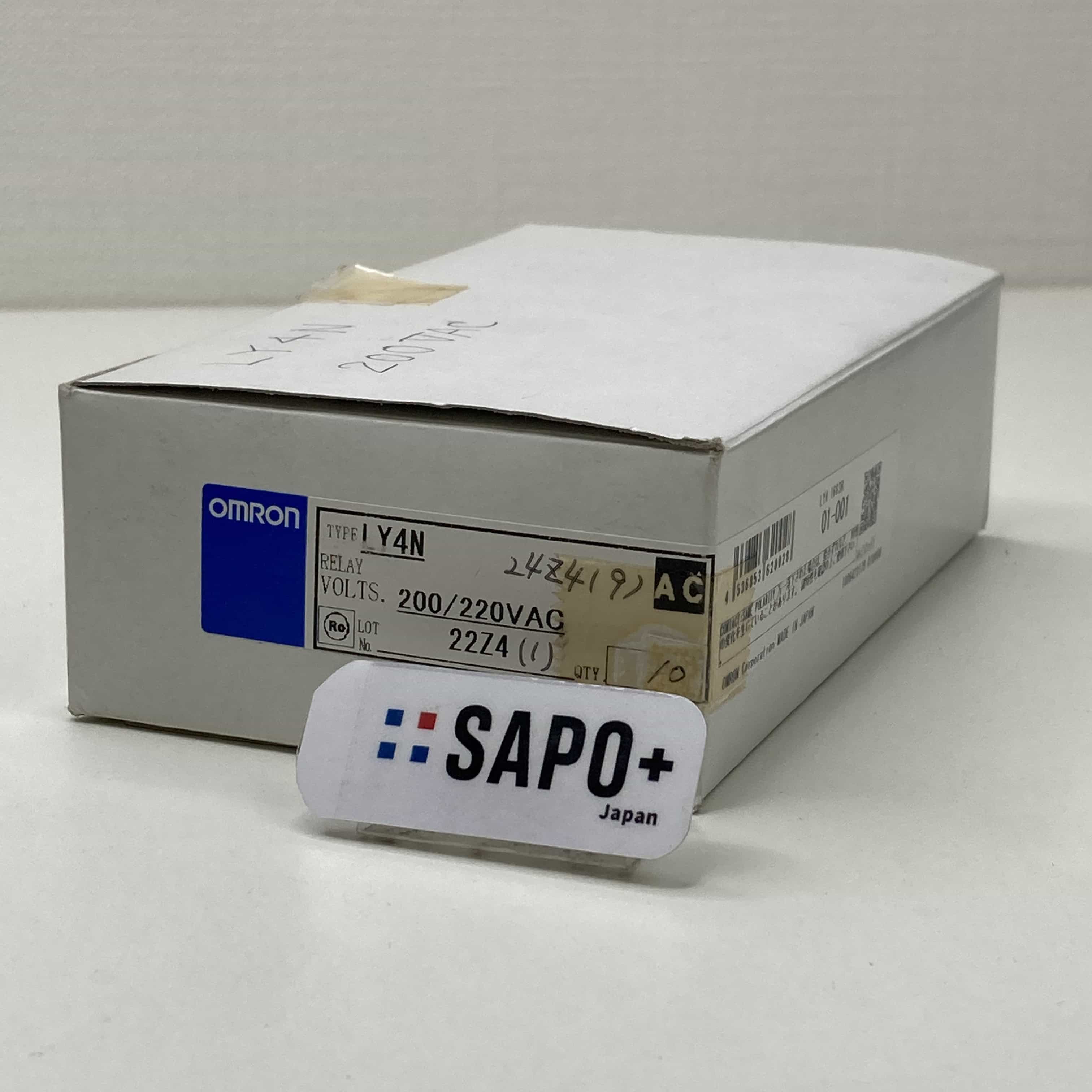 LY4N 200/220VAC (10個入)  箱開封済 パワーリレー（LY4シリーズ） オムロン