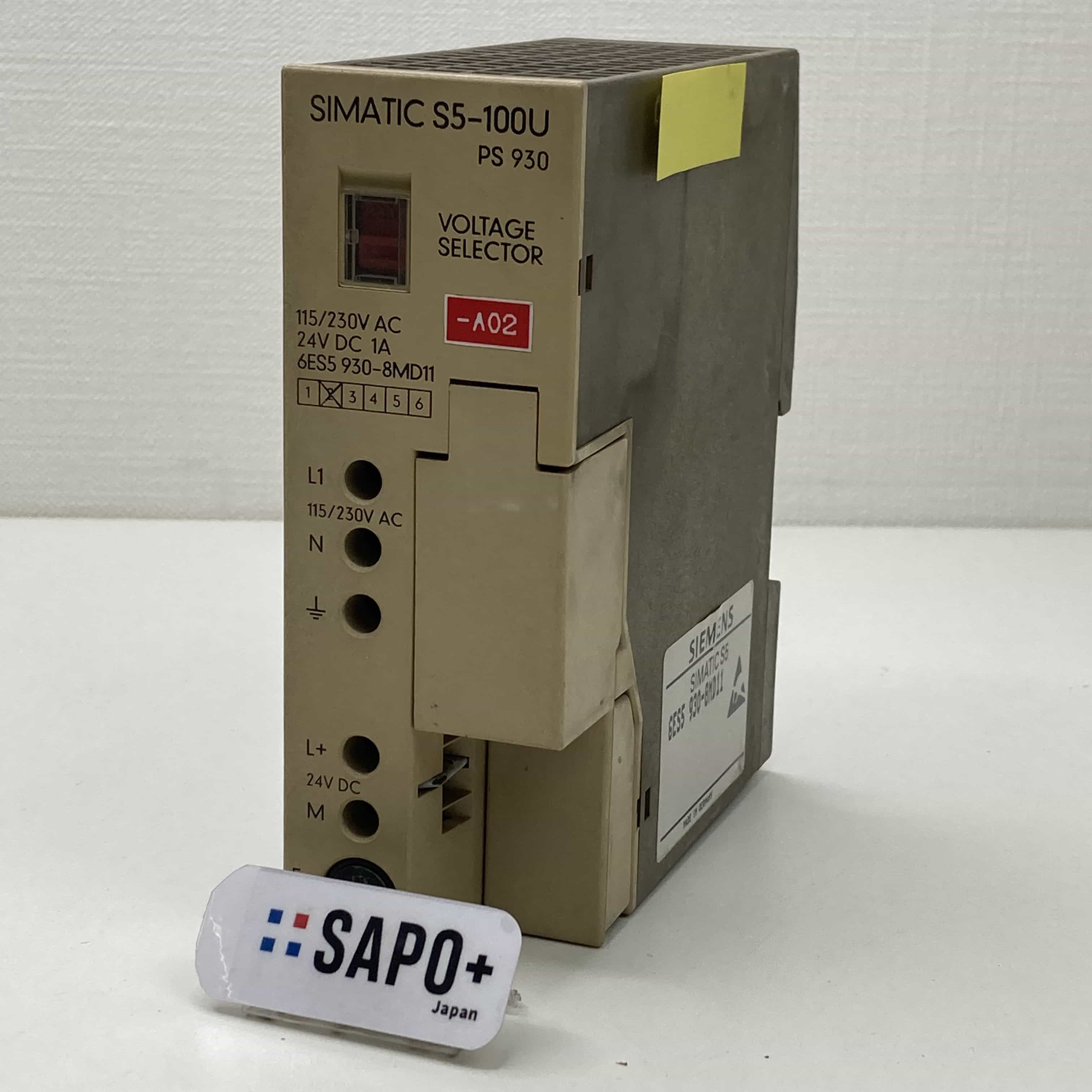 S5-100U 6ES5930-8MD11 電源ユニット（シーメンス：SIMATIC S5-100U） SIEMENS