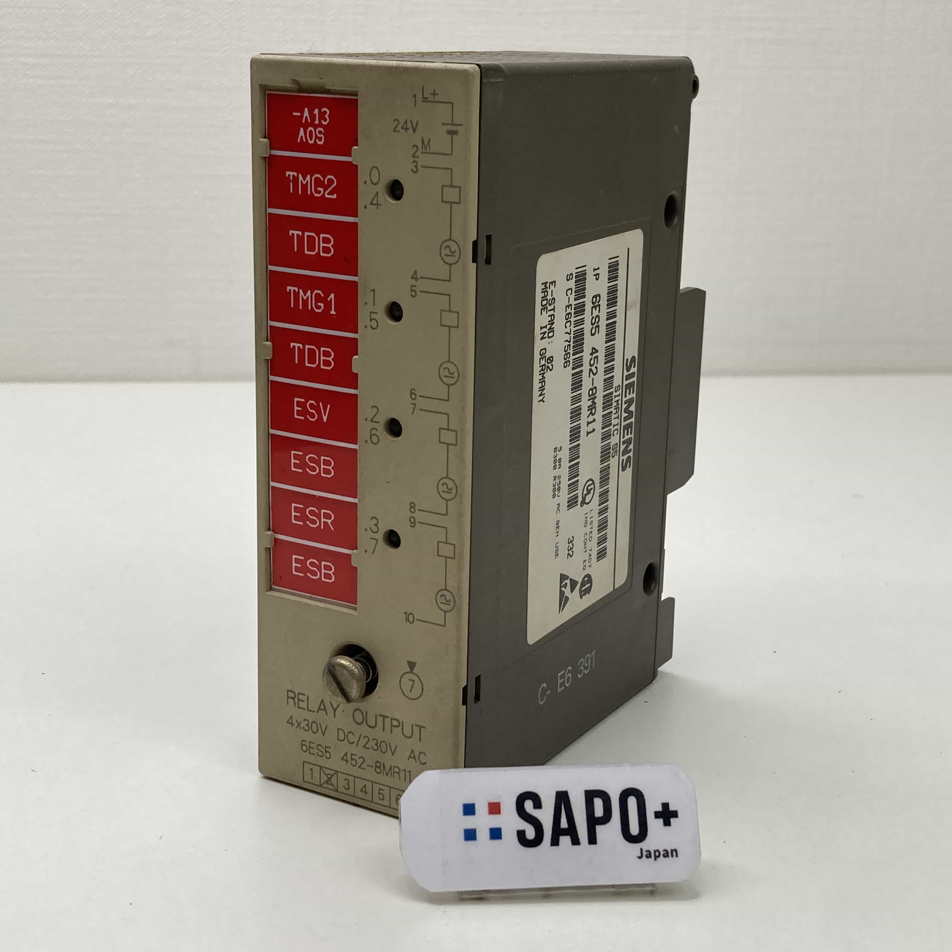 6ES5 452-8MR11 デジタル出力モジュール（シーメンス：SIMATIC S5用） SIEMENS