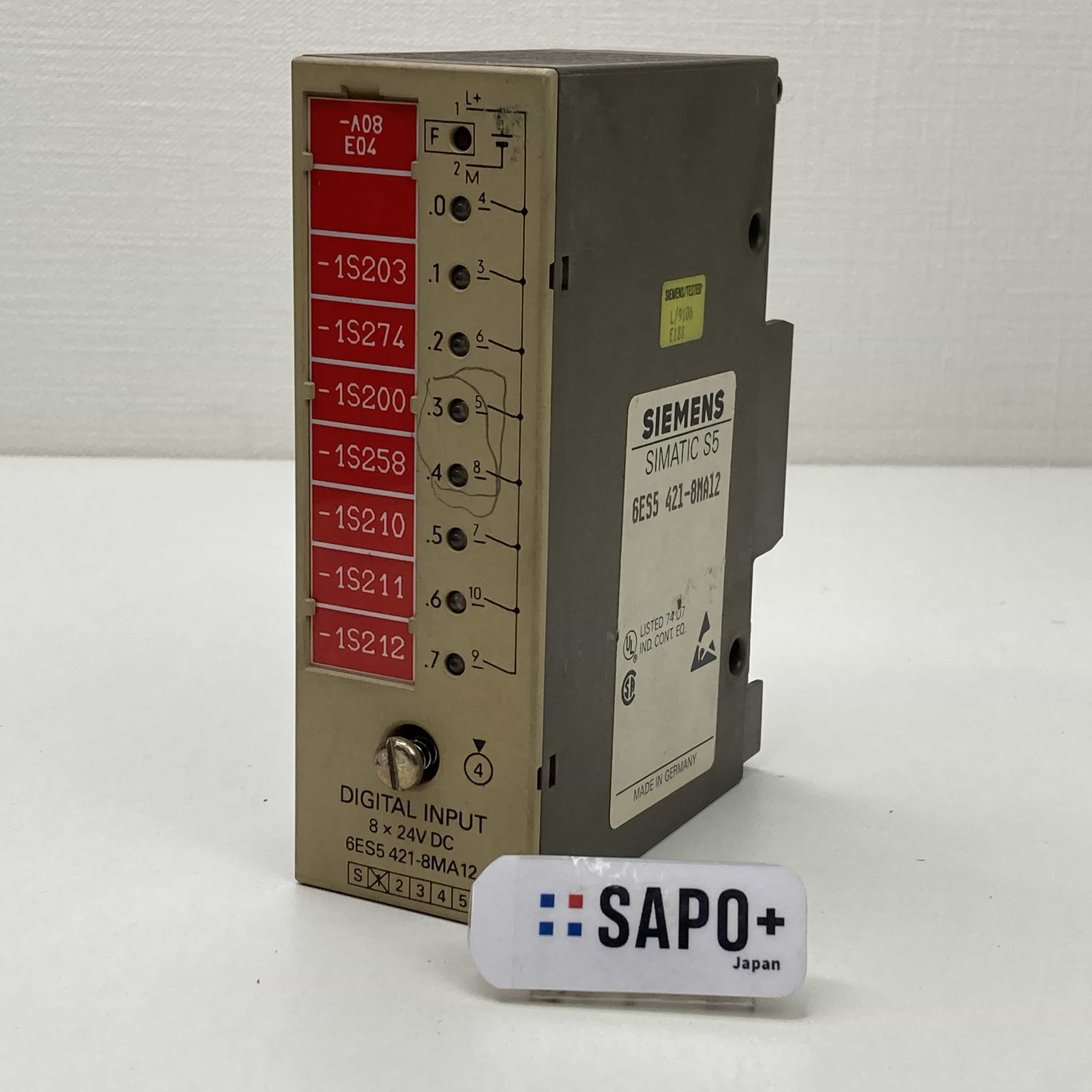 6ES5 421-8MA12 デジタル入力モジュール（シーメンス：SIMATIC S5用） SIEMENS
