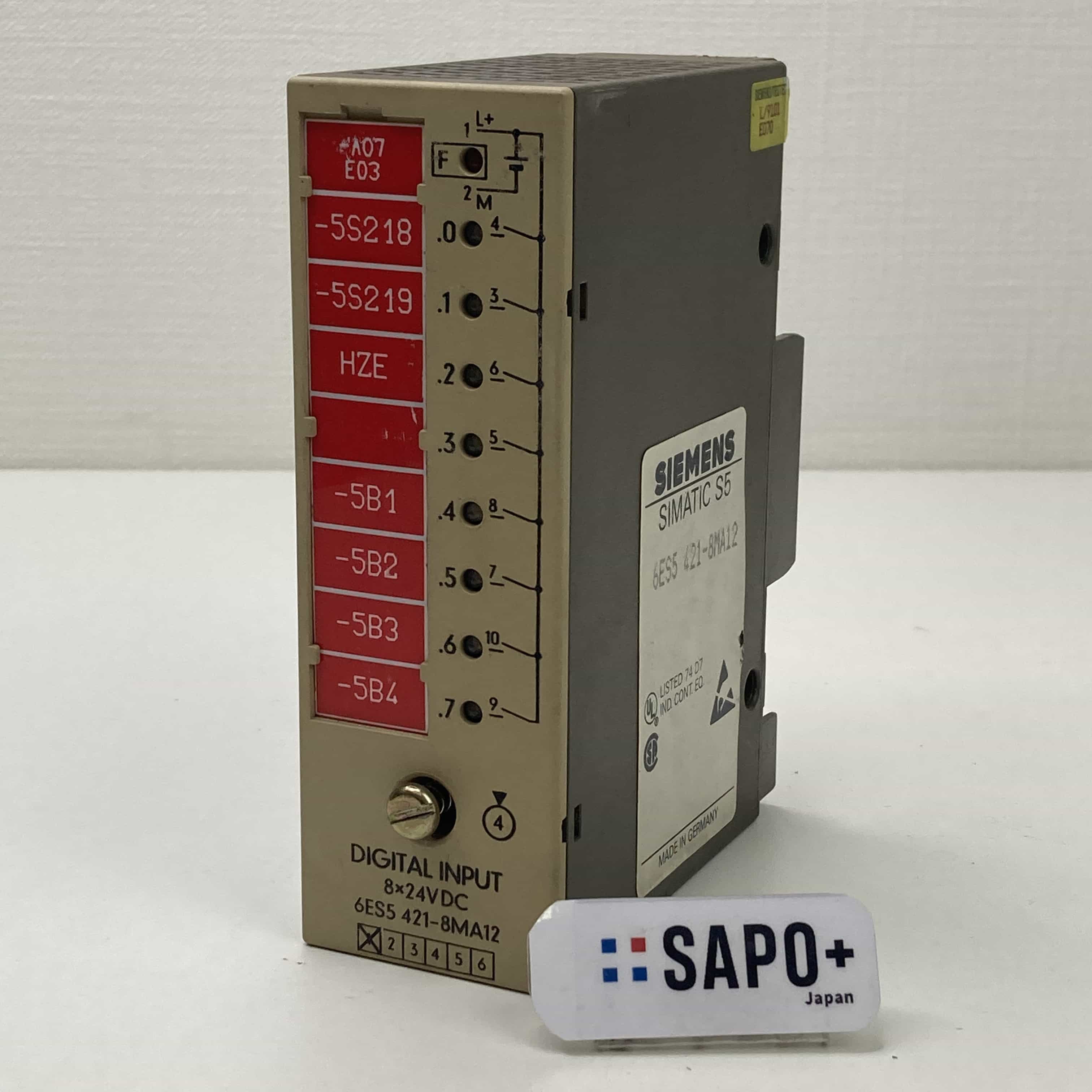 6ES5 421-8MA12 デジタル入力モジュール（シーメンス：SIMATIC S5用） SIEMENS