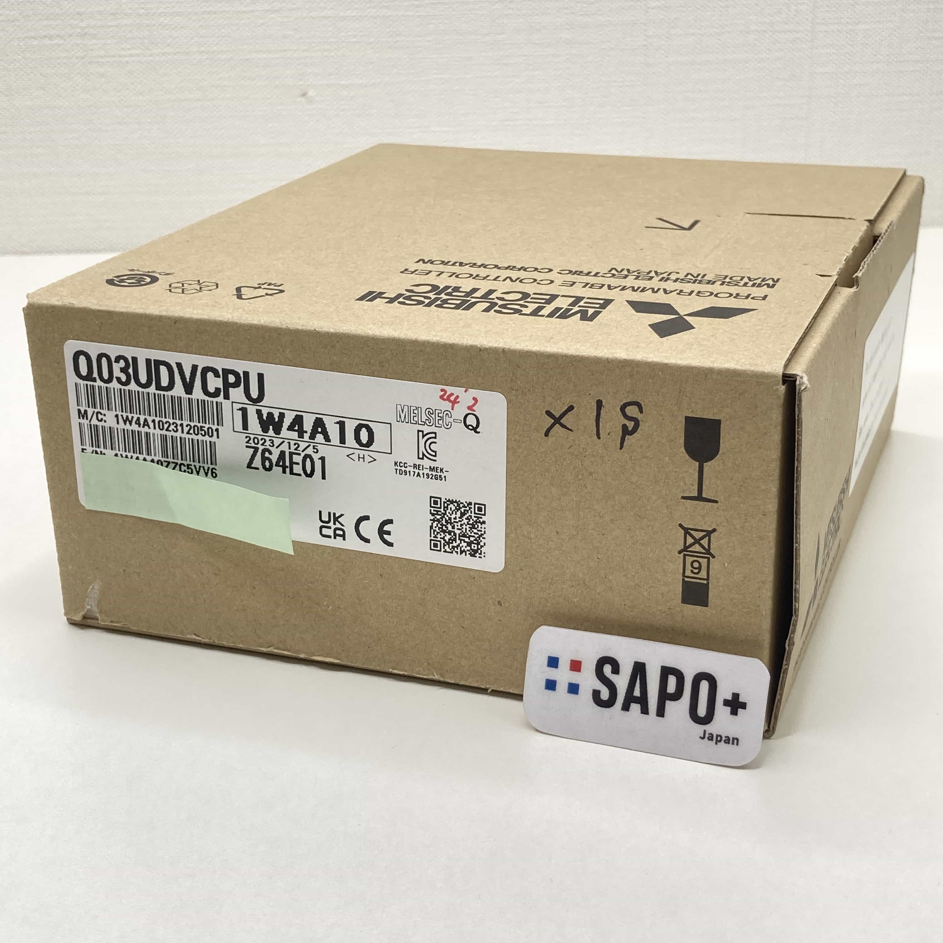 Q03UDVCPU 2023年製 CPUユニット（ハイパフォーマンスモデル） 三菱電機