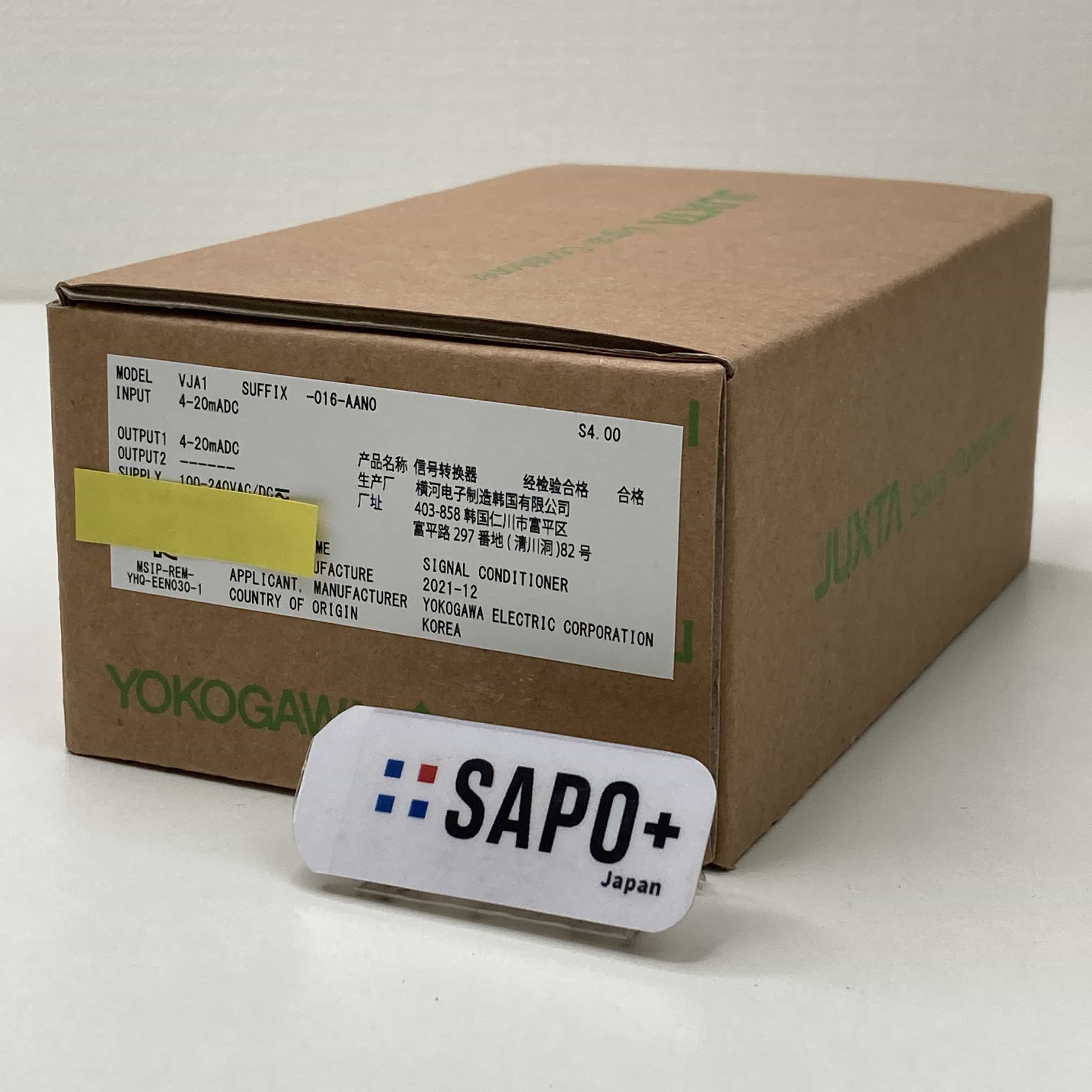 VJA1-016-AAN0 2021年製 コンパクト形変換器（エム・システム技研：VJA1シリーズ） 横河電機