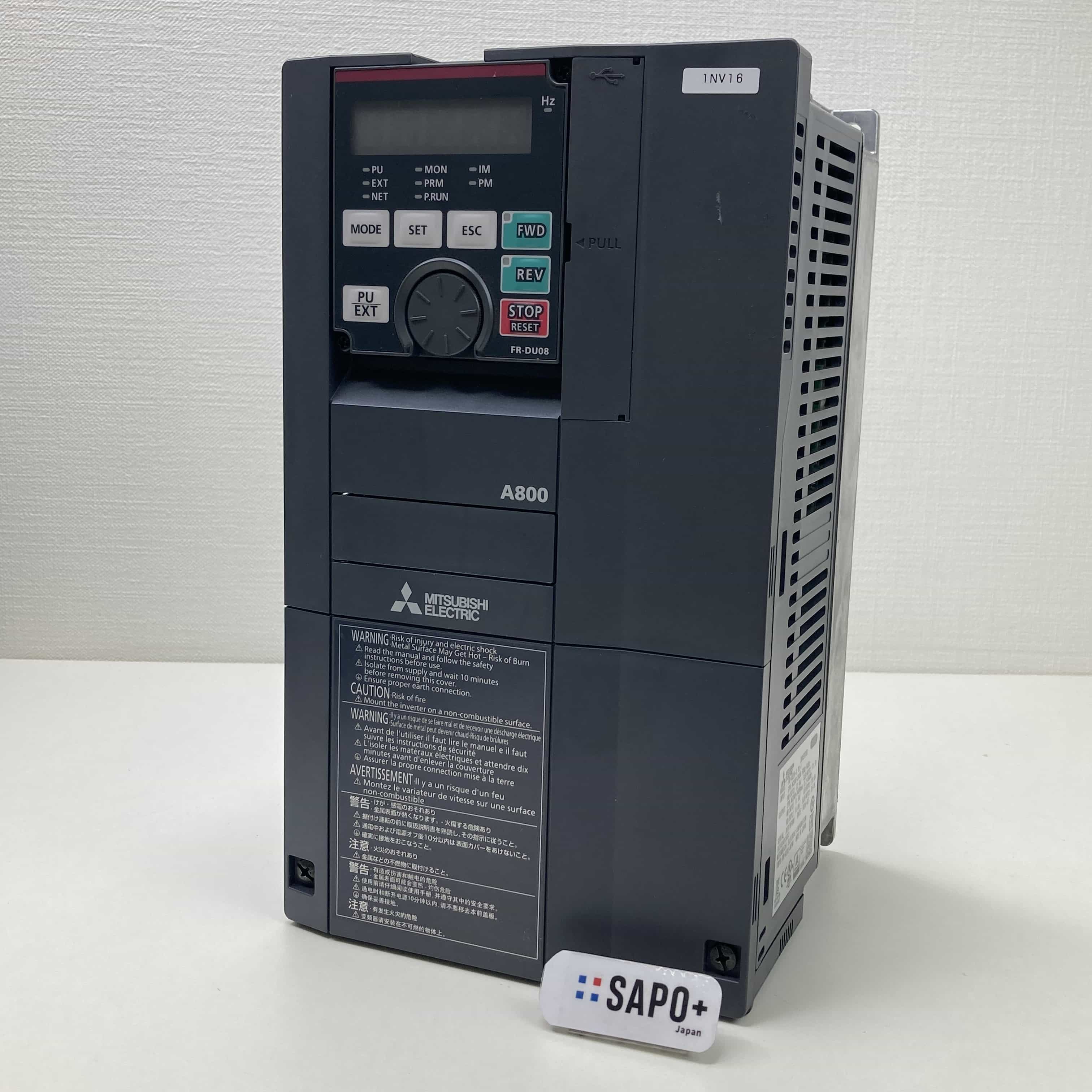 FR-A820-3.7K-1 2016年製 箱無/取説無 高機能・次世代インバータ（200Vクラス） 三菱電機