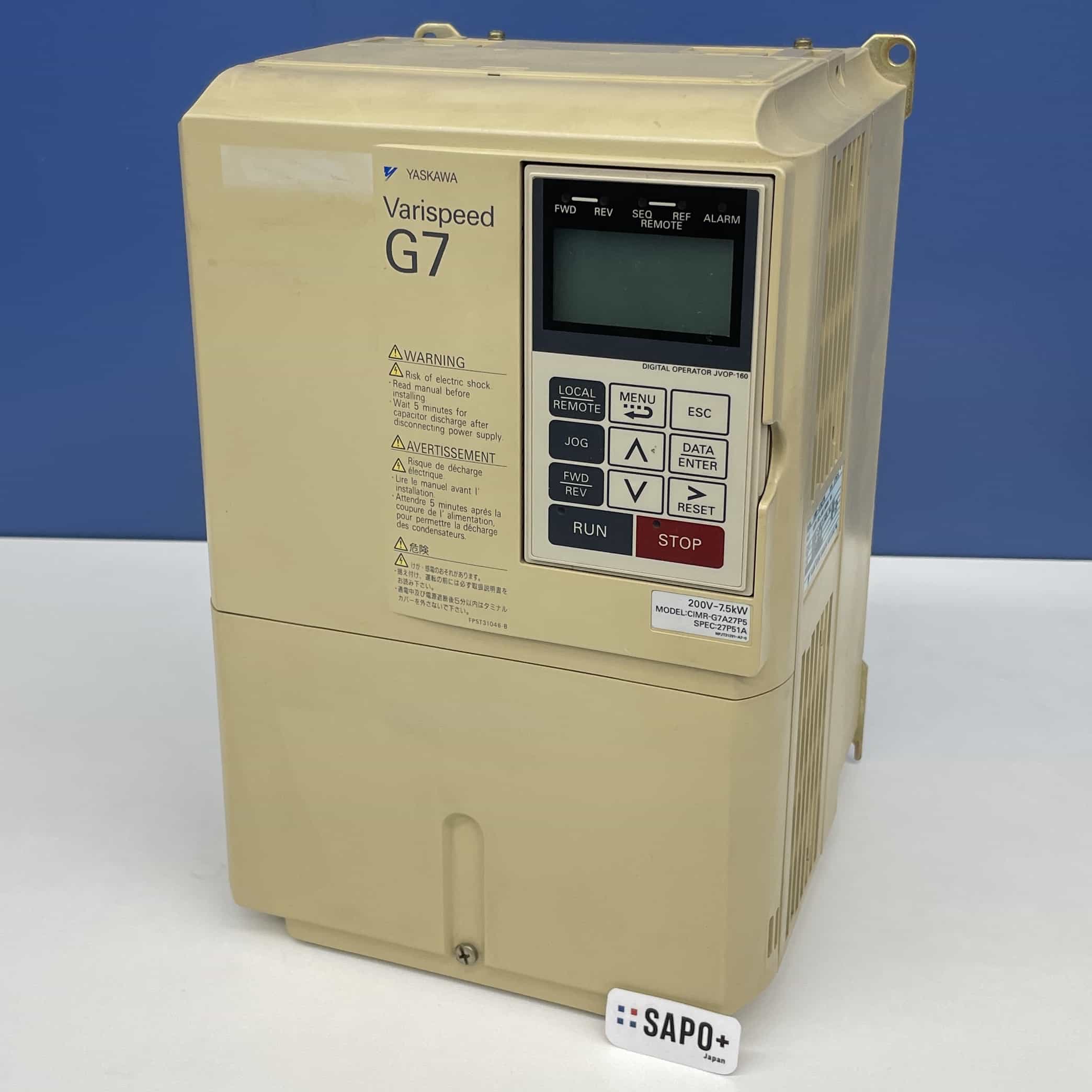 CIMR-G7A27P5 インバータ 安川電機
